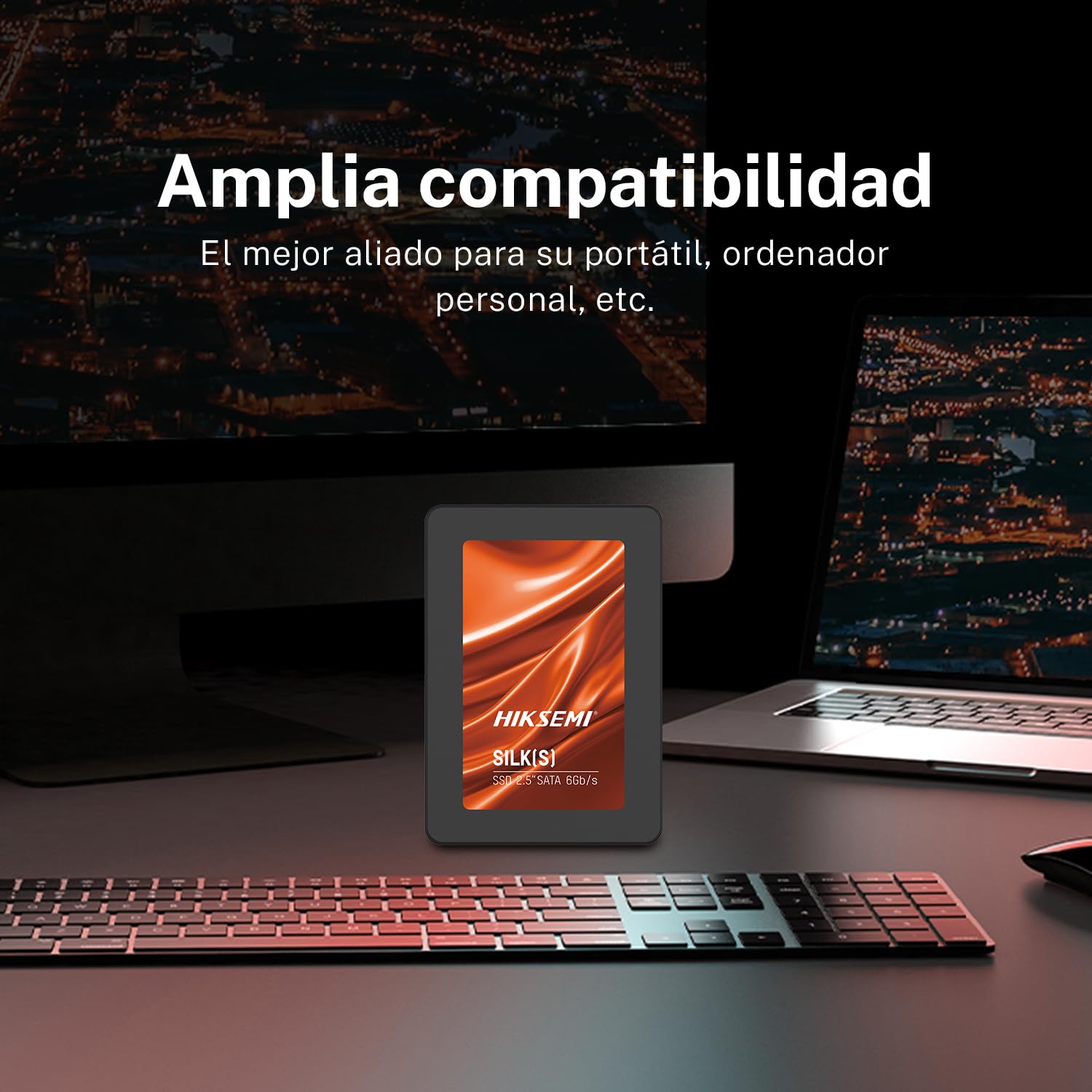 HIKSEMI Unidad de Estado Sólido SSD 2,5", 1024GB, SATA III (6Gb/s), Interno, Lectura: 550MB/s y Escritura: 470MB/s, Serie Silk(S)