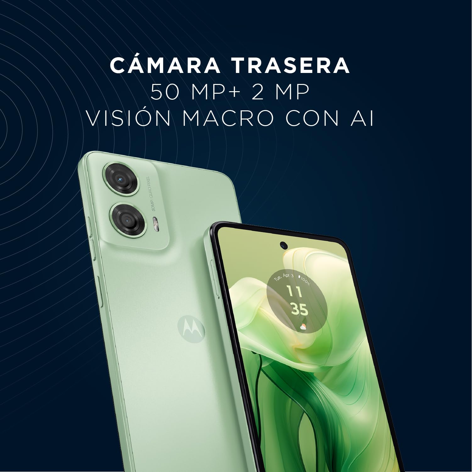 Motorola G24 Verde (4GB RAM/128GB), 50MP, Celular Desbloqueado
