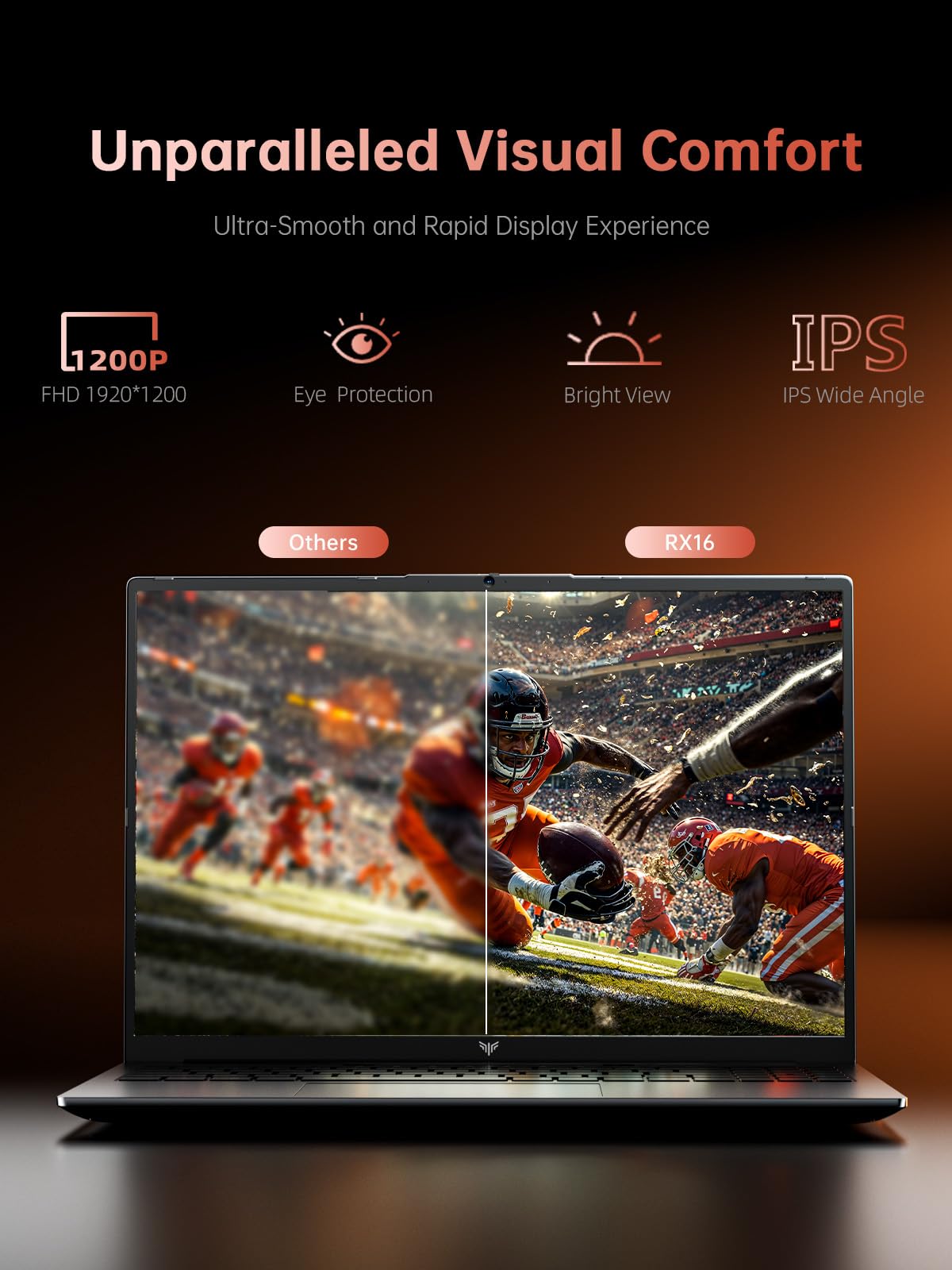 ACEMAGIC Laptop Gamer 16 Pulgadas | Procesador AMD Ryzen 7 H255 Gráficos Radeon 780M 16GB DDR5 RAM 512GB SSD NVMe | WiFi 6 | Teclado Retroiluminado| para Juegos y Trabajo Creativo