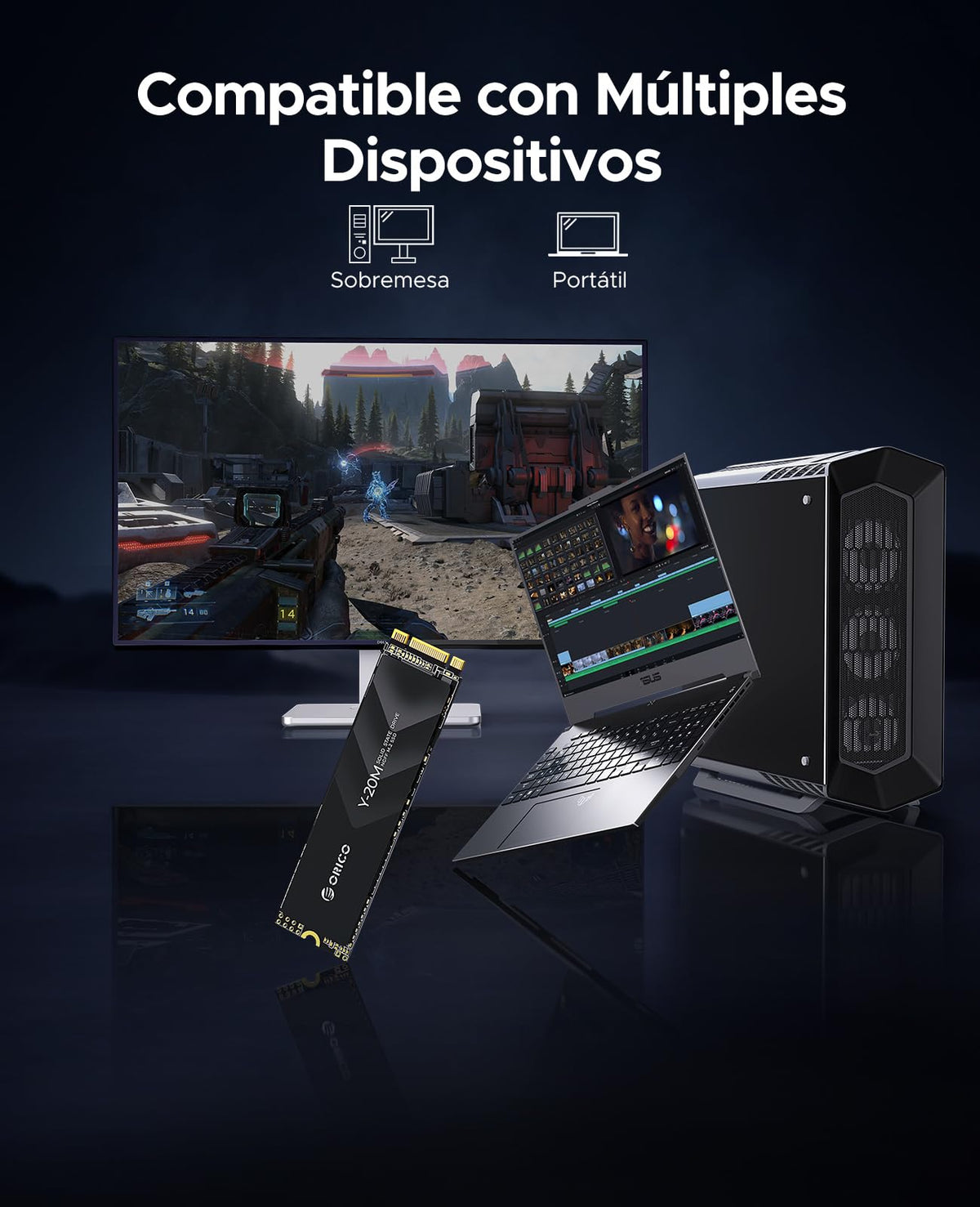 ORICO M.2 2280 SATA SSD, 512 GB M.2 interno SSD con llave B+M para computadora de computadora/portátil, SATA III 6Gbps NGFF unidad de estado sólido bajo consumo de energía (PCIe NVMe incompatible) -