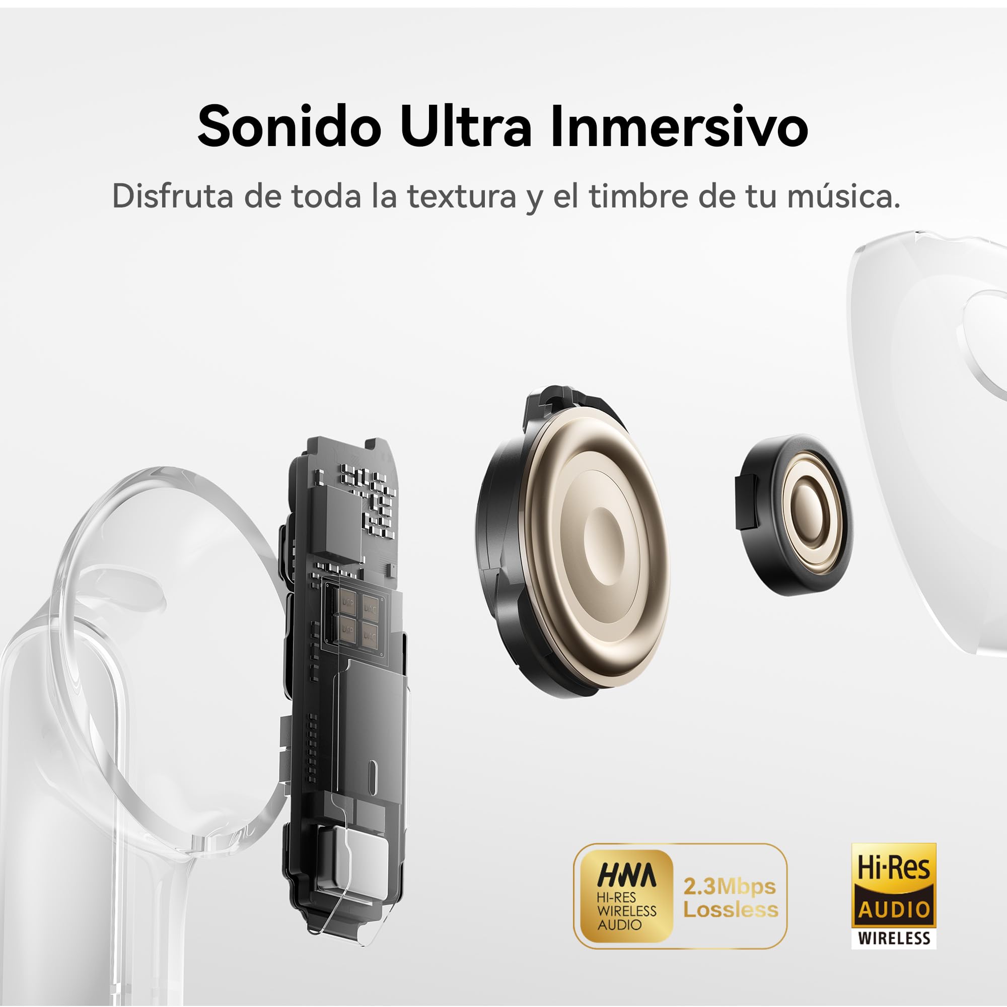 HUAWEI FreeBuds Pro 5 Audífonos inalámbricos, Gris