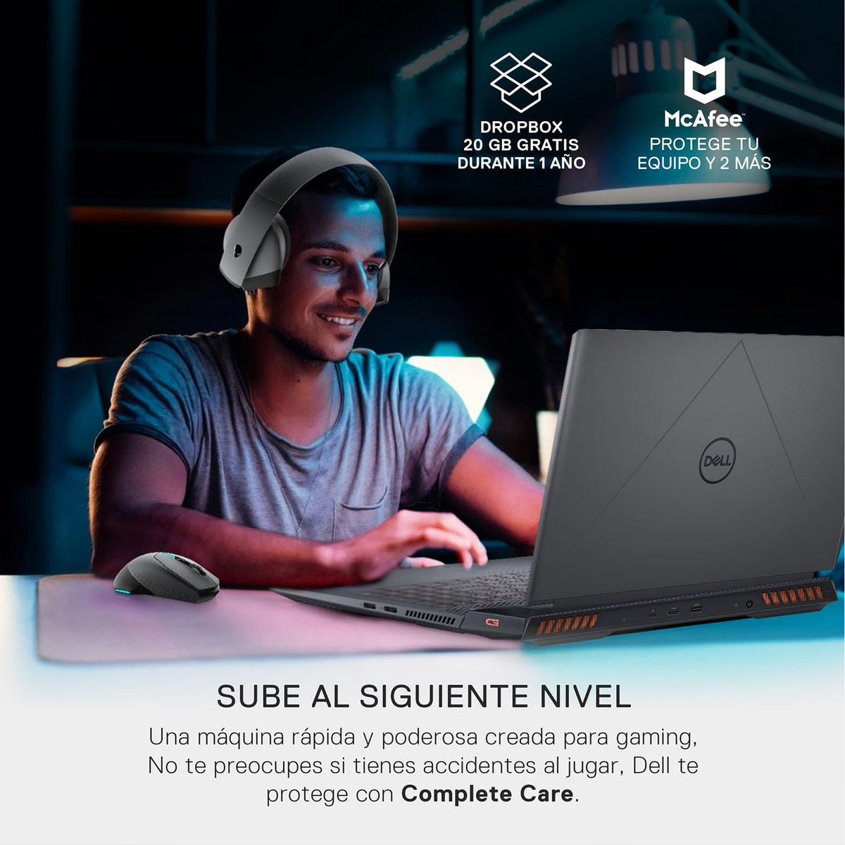 Dell Laptop Gaming Serie G 5530, NVIDIA GeForce RTX 4050 (6GB), 15.6" FHD Ci7-13650HX (14Cores), 16GB 512 GB SSD