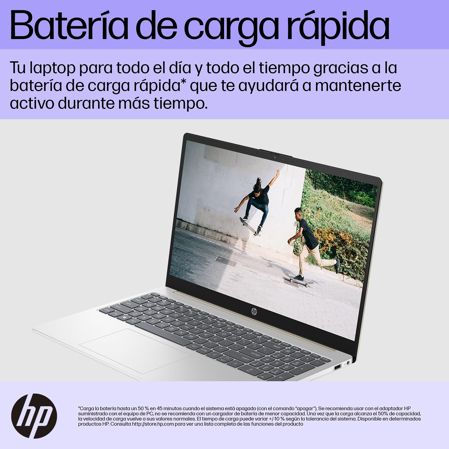 HP Laptop 15-fd0045la, Intel Core i5, 8 GB, 512 GB SSD, 15.6", FHD, Windows 11 Home, Teclado en Español, Garantía México, Oro y Plata