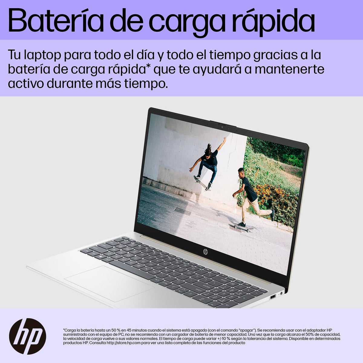 HP Laptop 15-fd0045la, Intel Core i5, 8 GB, 512 GB SSD, 15.6", FHD, Windows 11 Home, Teclado en Español, Garantía México, Oro y Plata