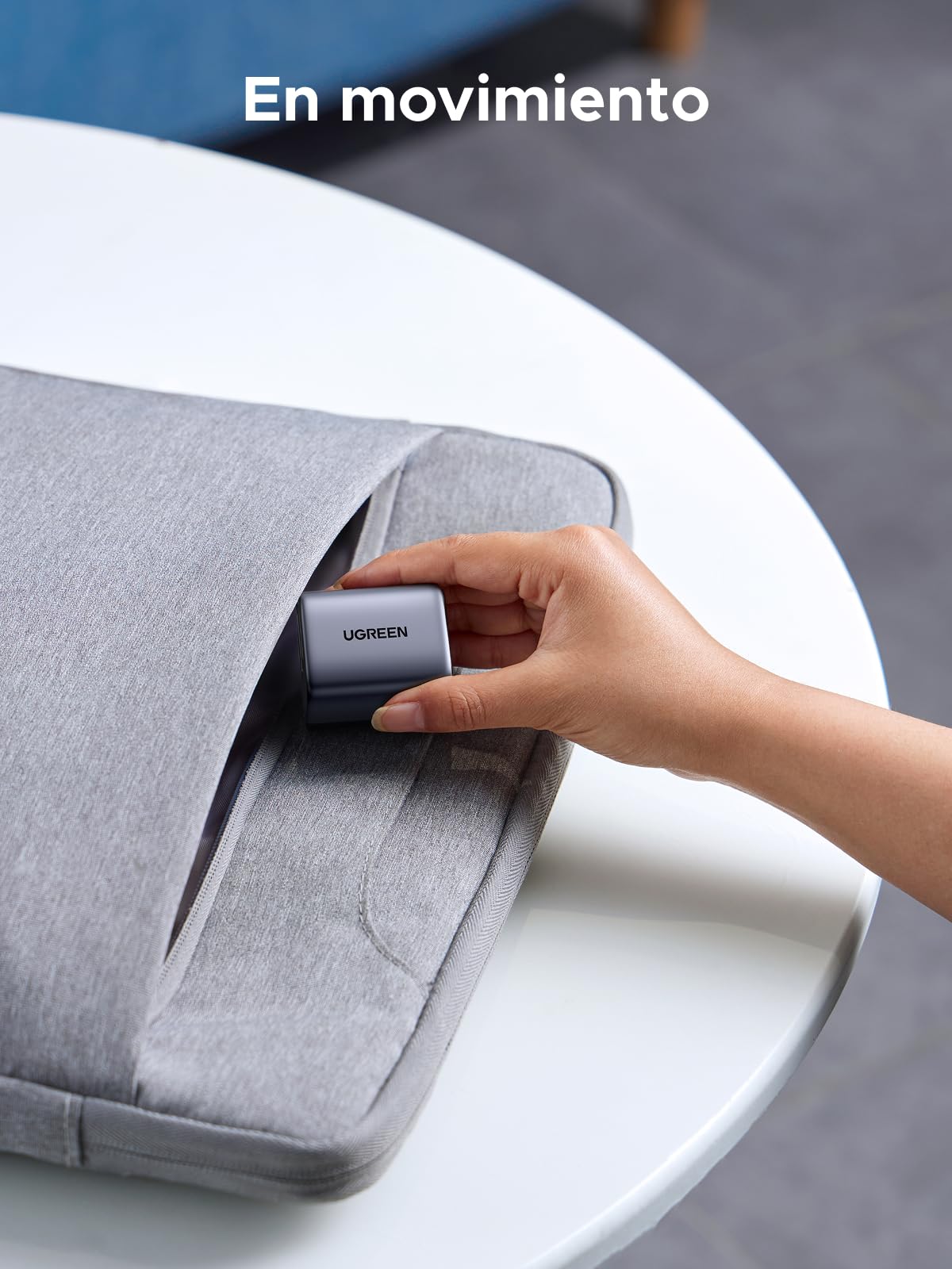 UGREEN Nexode 35W GAN Cargador Tipo C Carga Raida, PD USB C con 2 Puertos, USB C y USB A Compatible con Galaxy S24/S23/S22, iPhone 16 15 14 Pro MAX, MacBook, iPad, Negro