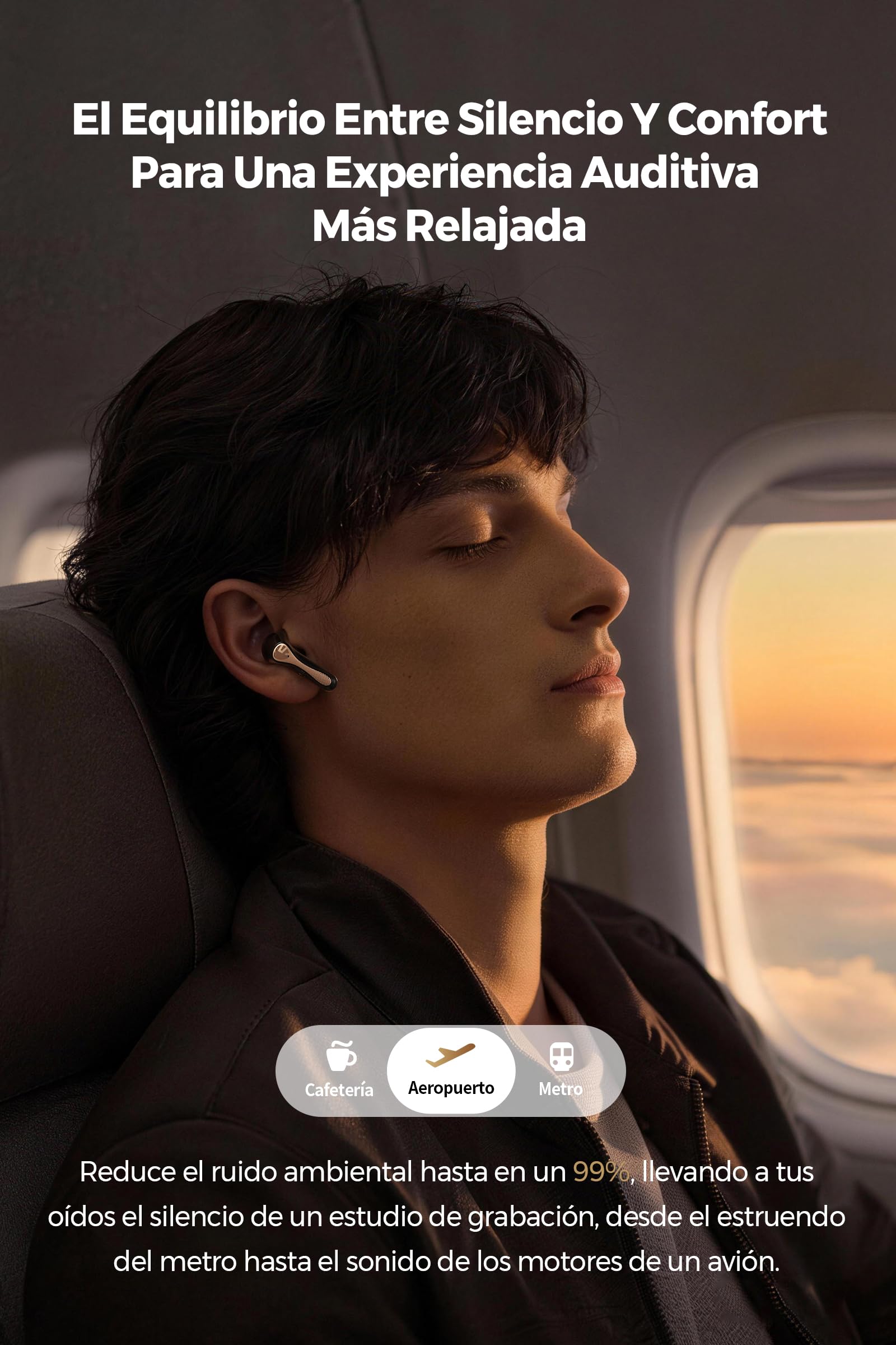 SoundPEATS Air5 Pro+ Audífonos Inalámbricos In-Ear HiFi, Tecnología xMEMS