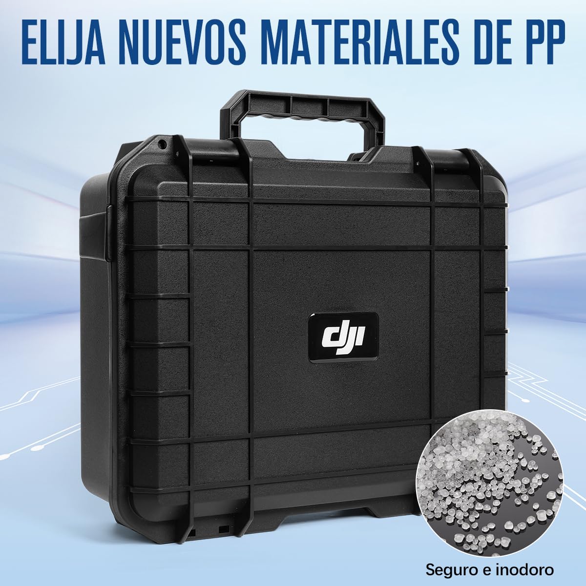 GIVOOBE Funda rígida para DJI Mini 3/Mini 3 Pro, Estuche Rígido Impermeable para DJI Mini 3 Series(driver DJI RC), Funda de transporte y mochila compatible DJI Mini 3, no es compatible con DJI Mini 4