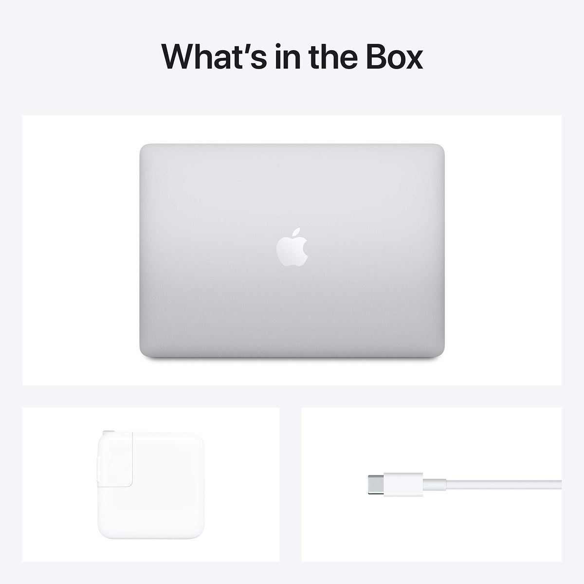 Apple MacBook Air de Finales de 2020 con Chip Apple M1 (13 Pulgadas, 8 GB de RAM, 256 GB SSD) Plata (reacondicionado)