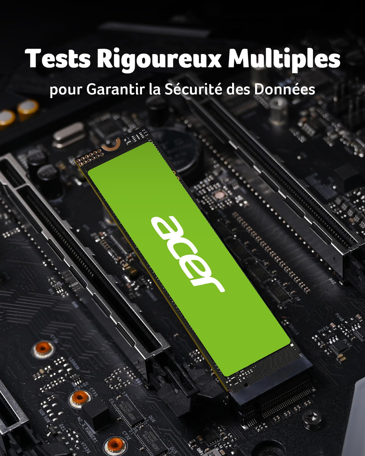 Acer 1TB Gen4 NVMe M.2 SSD - hasta 7200 MB/s -FA200-1TB- Unidad Interna de Estado sólido