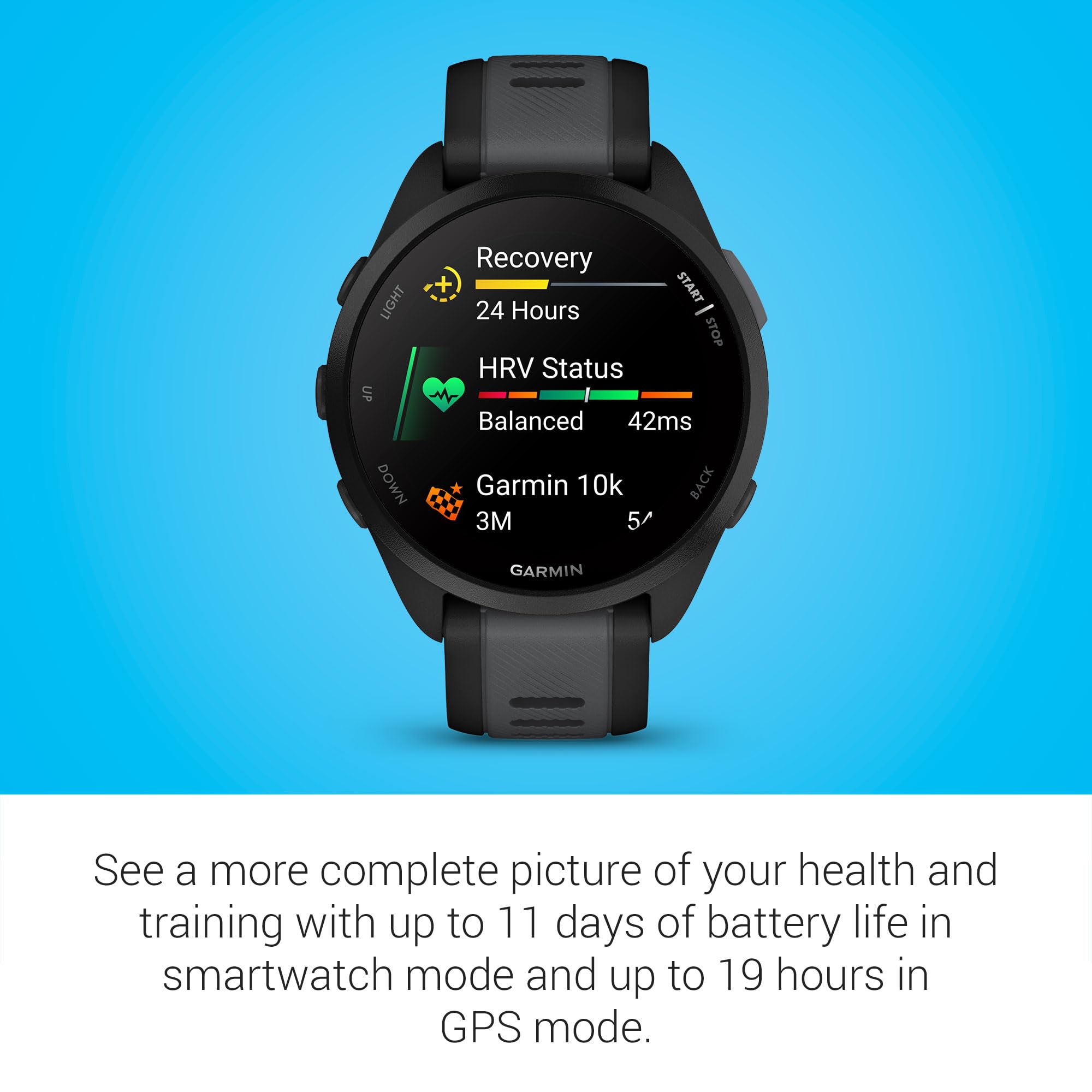 Garmin Forerunner 165 Black/Slate Grey