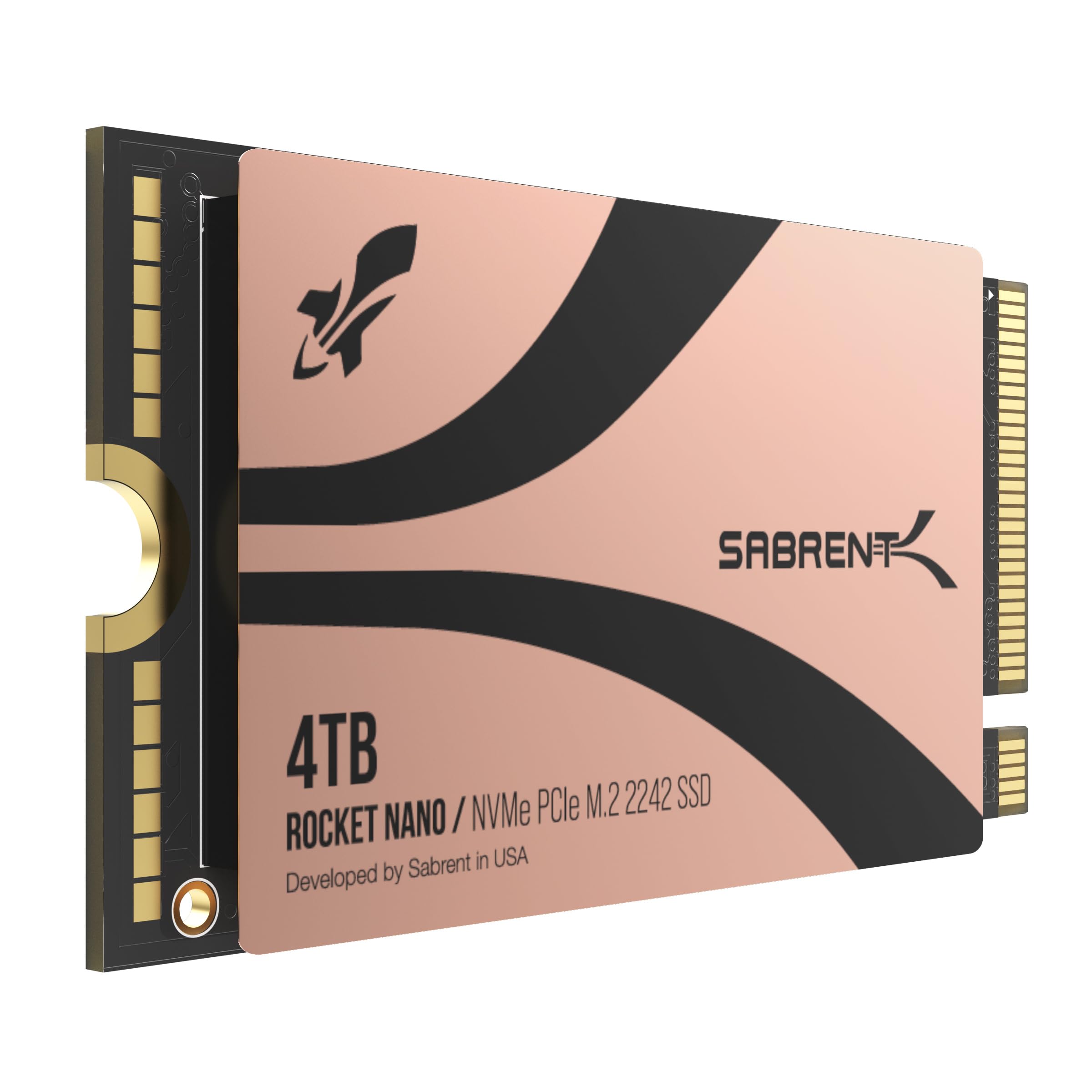 SABRENT Rocket 2242 4TB NVMe SSD, PCIe 4.0 x4 M.2 2242 Unidad de Estado sólido Interna, TLC NAND, hasta 7300MB/s de Lectura y 6400MB/s de Escritura, SSD Compacto para laptops, Mini PC y Dispositivos