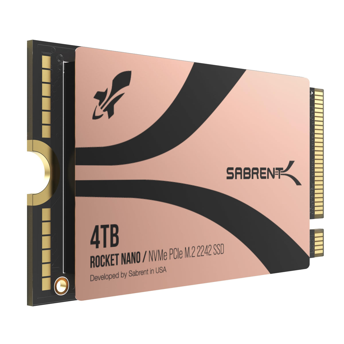 SABRENT Rocket 2242 4TB NVMe SSD, PCIe 4.0 x4 M.2 2242 Unidad de Estado sólido Interna, TLC NAND, hasta 7300MB/s de Lectura y 6400MB/s de Escritura, SSD Compacto para laptops, Mini PC y Dispositivos