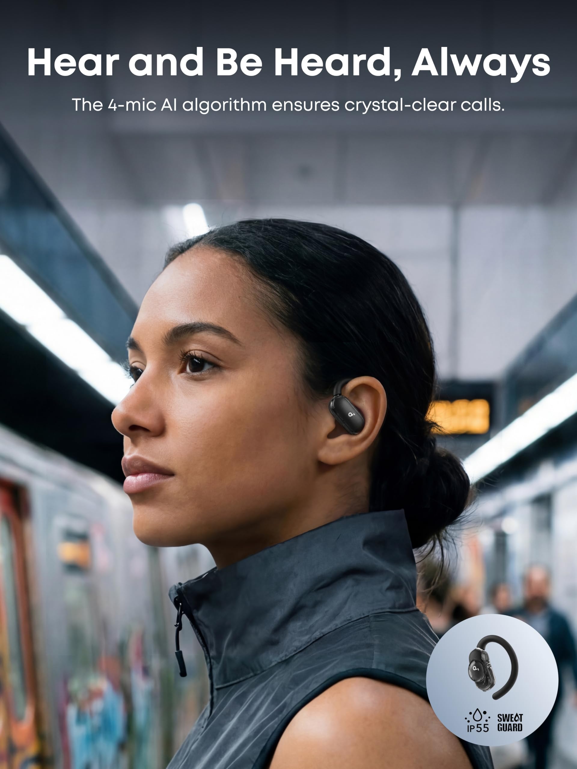 Soundcore by Anker V40i Audífonos de Oído Abierto