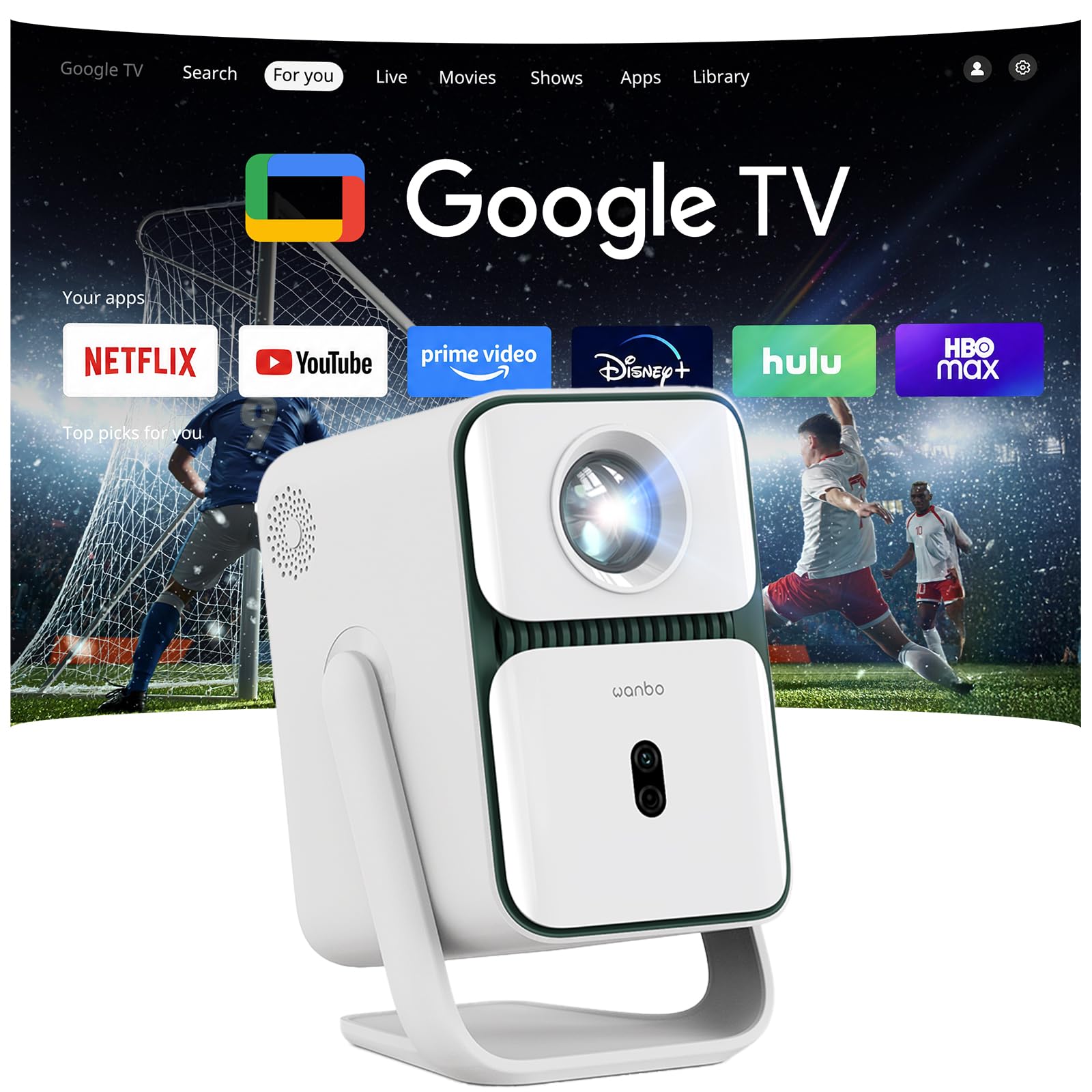 Wanbo T2 Ultra Mini Proyector Portátil con WiFi y Bluetooth 2026
