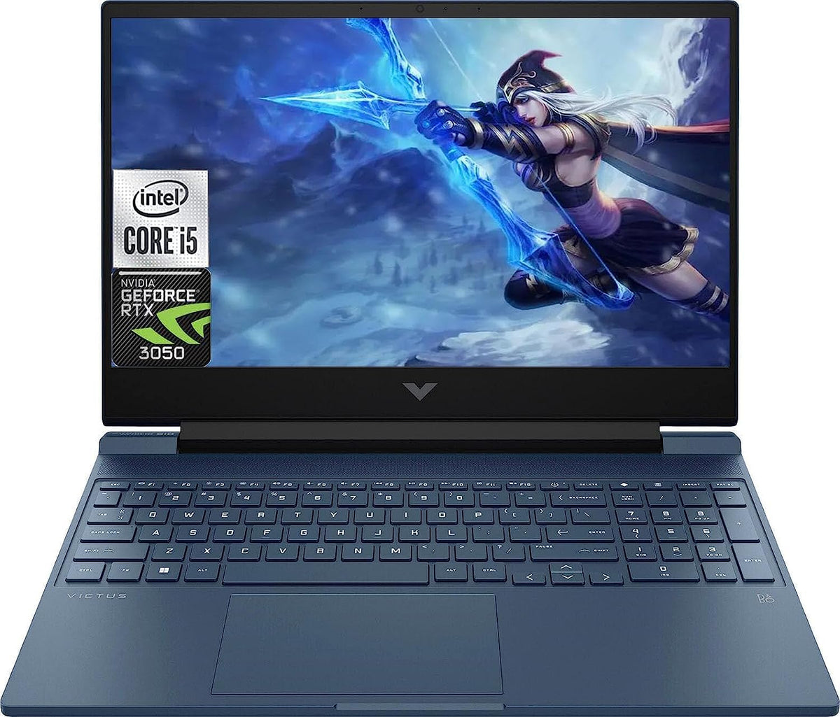 HP Victus 15.6" Full HD 144Hz Laptop Gamer Intel Core i5-13420H 8GB RAM NVIDIA GeForce RTX 3050 512GB SSD Azul