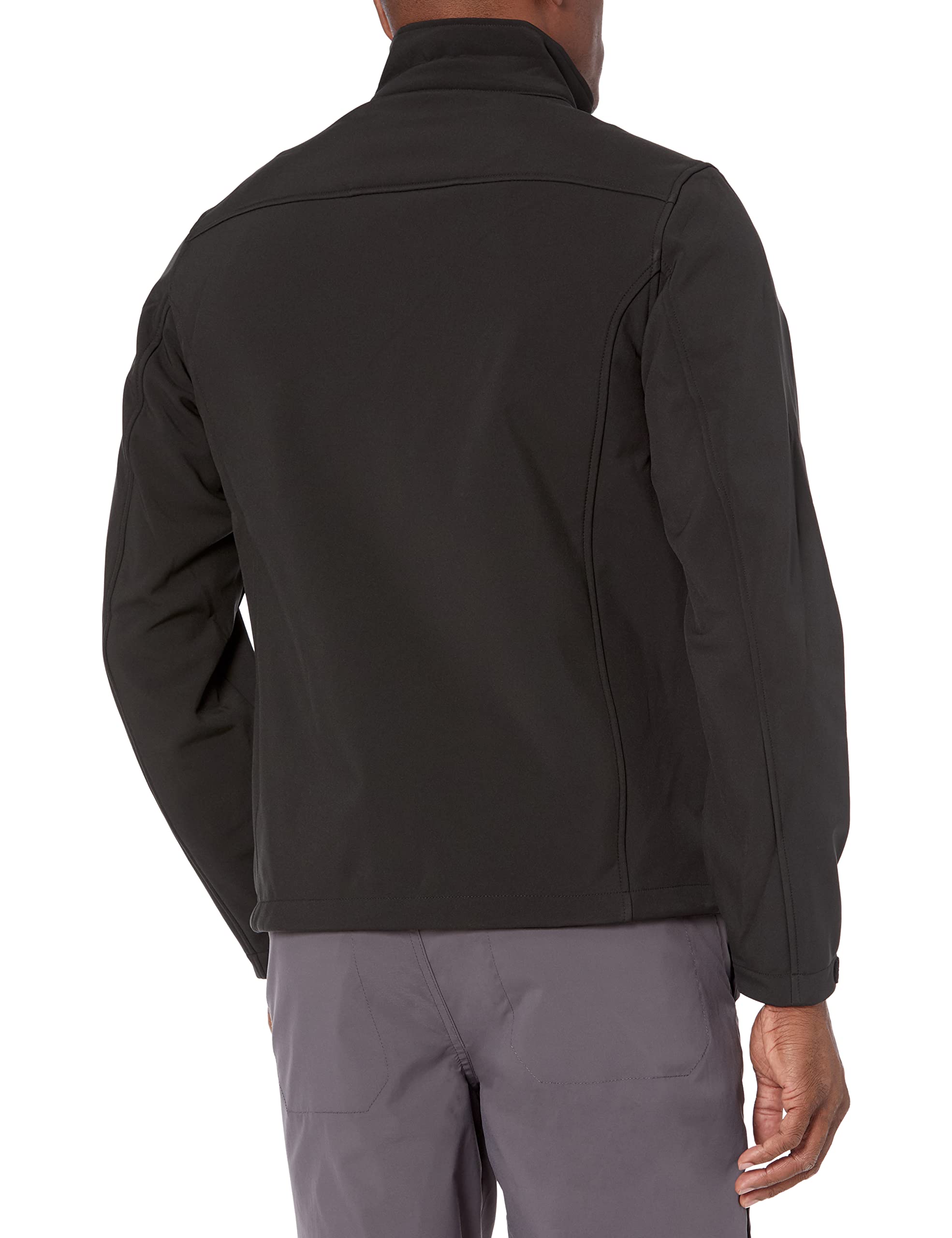 Amazon Essentials - Chaqueta softshell resistente al agua para hombre, color negro, talla XG