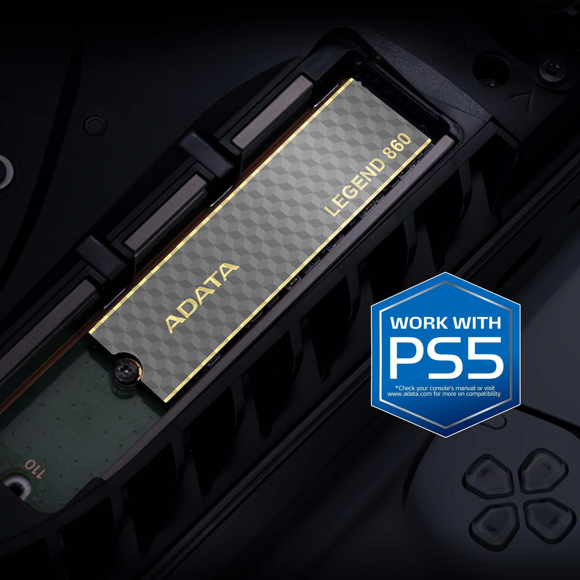 ADATA SSD Legend 860 500GB (6,000/5,000 MB/s) PCIe Gen 4x4 2280, Soporte SSD Toolbox, NVMe