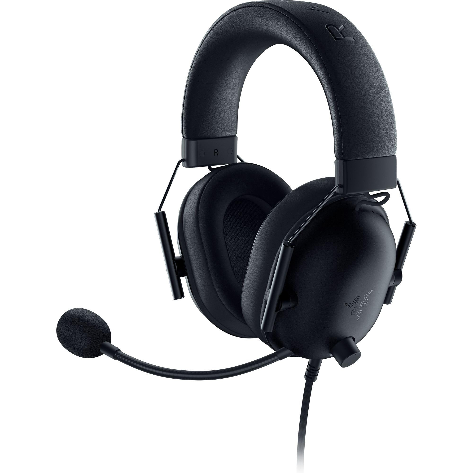 Razer BlackShark V2 X Auriculares para Xbox: Diafragmas de 50mm - Micrófono Cardioide - Ligero - Almohadillas Aislantes de Ruido - para Xbox Series X, Series S, PS5, PC, 3.5mm - Negro
