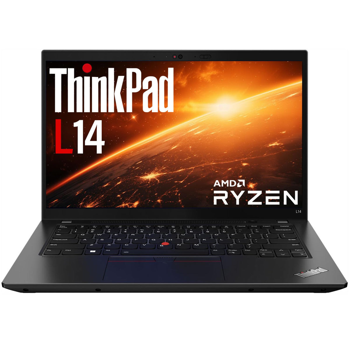 Lenovo Thinkpad L14 Ordenador Portátil 14 Pulgadas, AMD Ryzen3 Pro 4450U Procesador, 16GB RAM, 512GB SSD, HDMI, RJ45, Window 10 Pro (reacondicionado)
