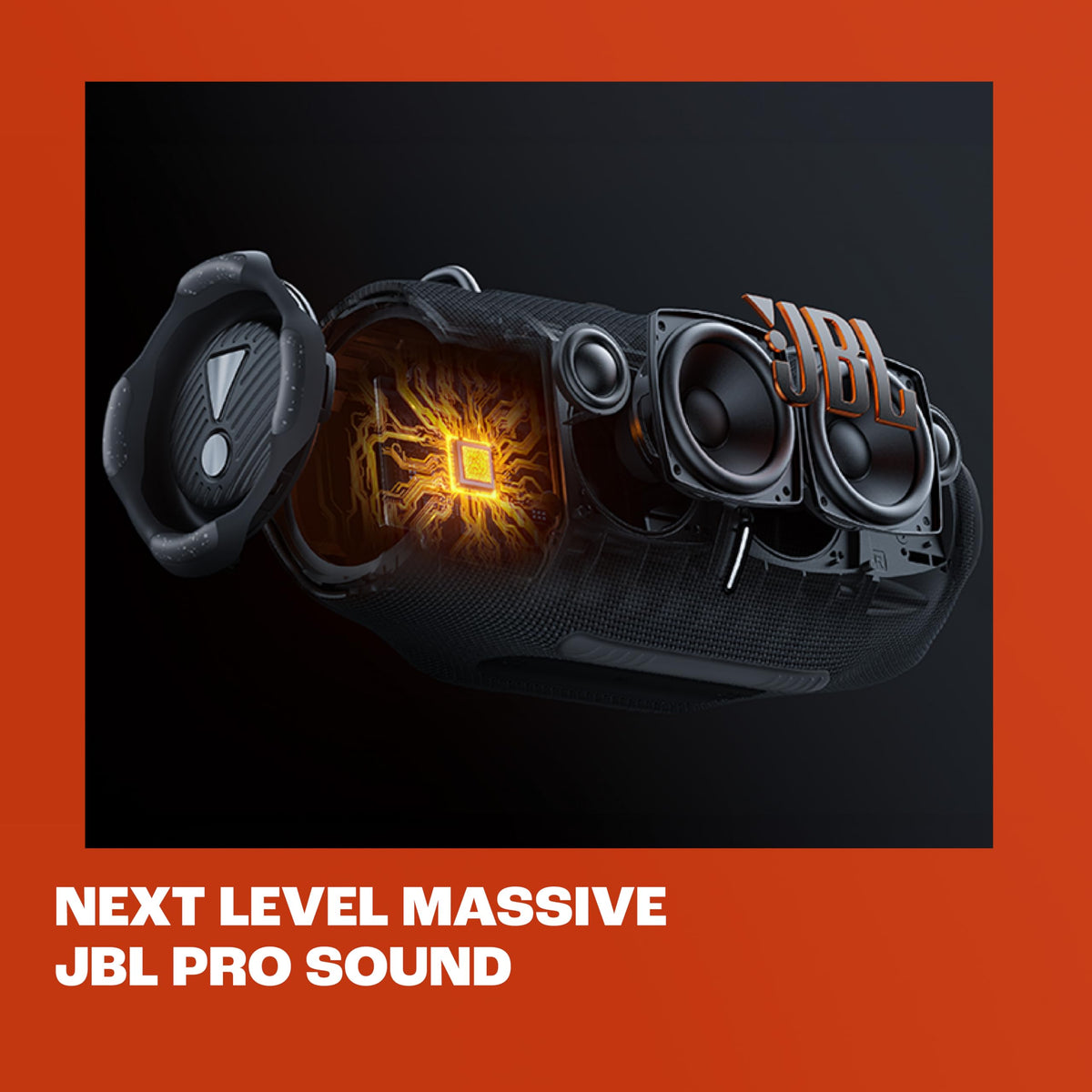 JBL Xtreme 4 Bocina Portátil Bluetooth, Reproducción 24 Horas, Resistente al Agua IP67 - Negro