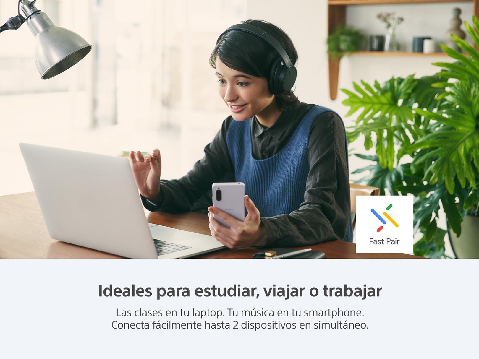Sony Audífonos inalámbricos WH-CH720N con Noise Canceling,Blanco (Versión Nacional)