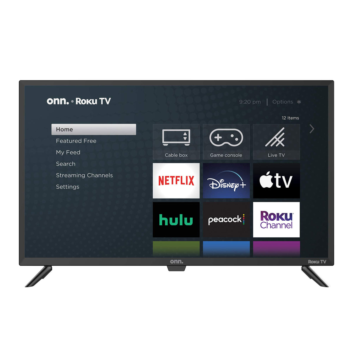 ONN Pantalla LED 24" HD Smart TV ROKU 720P Mod. 100012590 con Base de Pared