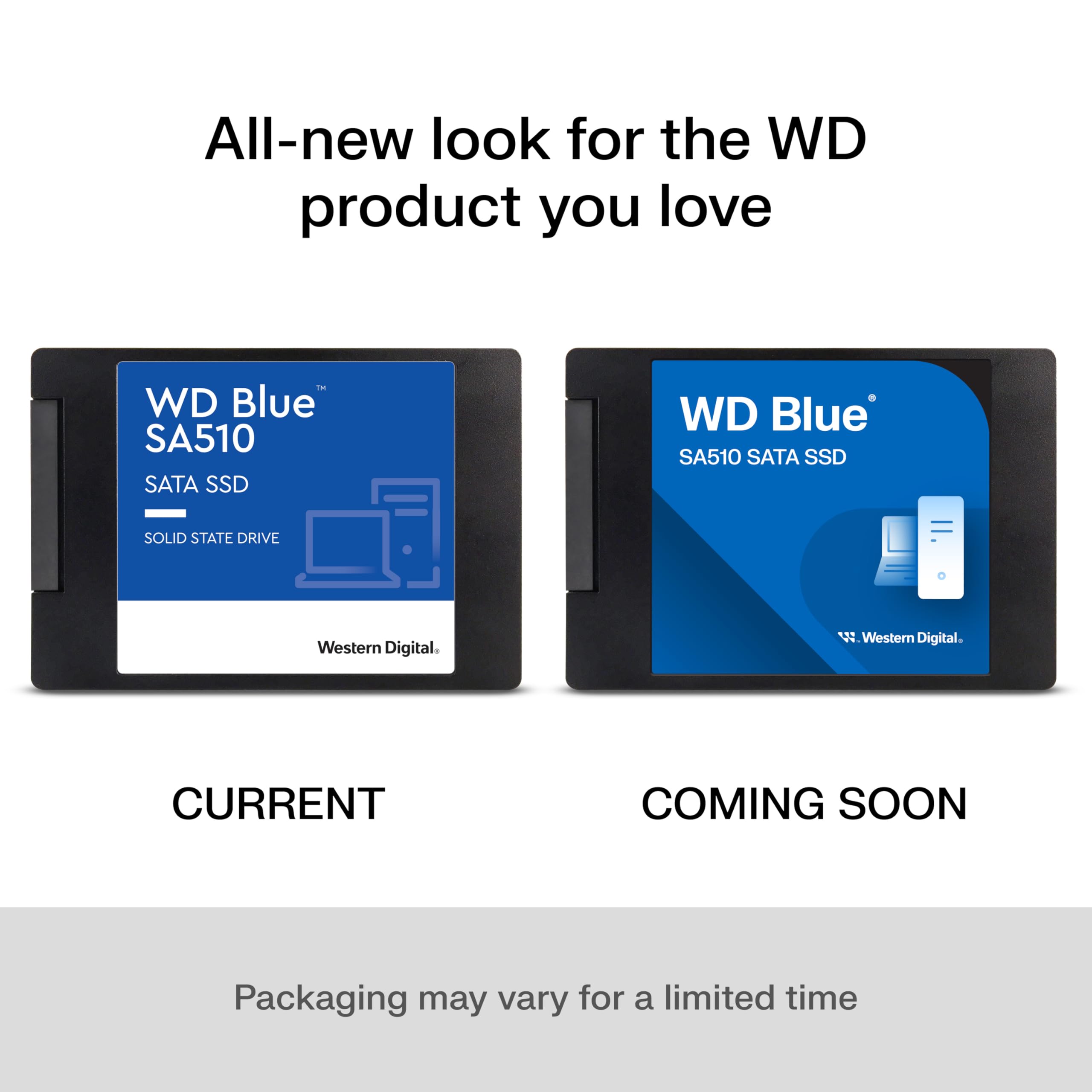 Western Digital Unidad de Estado Sólido Interna Sata WD Sa510 SSD - Sata III 6 GB/S, 2,5"/7 mm, hasta 560 MB/S - Wds200T3B0A 2Tb Azul
