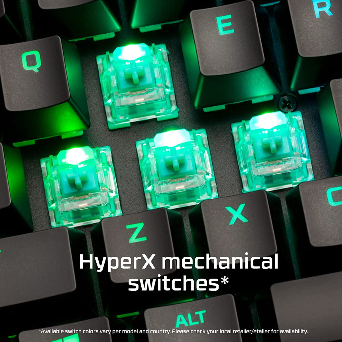 HyperX Alloy Origins 65, Keyboard 65%, Aqua (Reacondicionado)