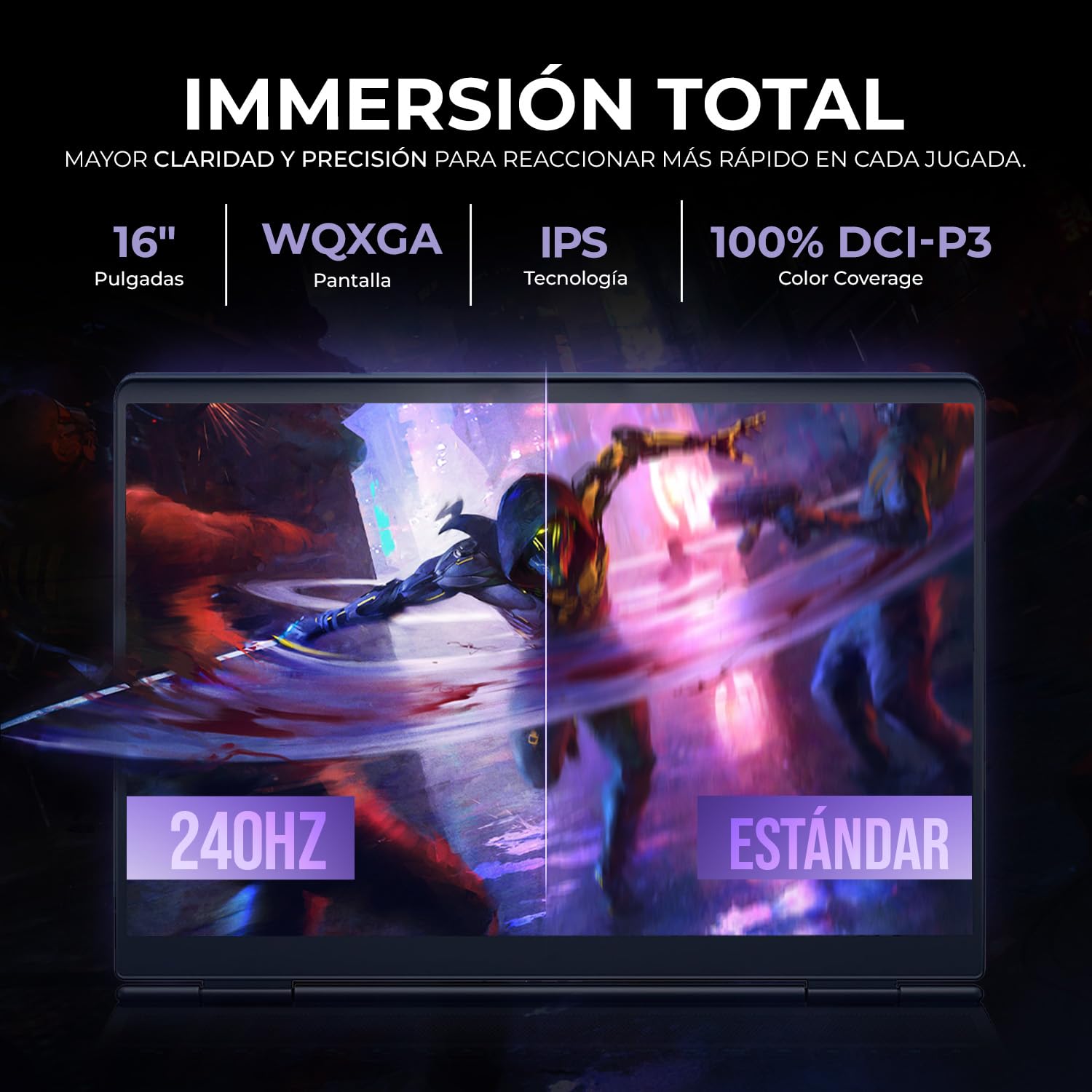 Lenovo Legion 5 16IAX10 Laptop Ia Gamer Nvidia Geforce Rtx 5060 8GB Dlss Intel Core Ultra 9 275HX Npu Rendimiento Total 36 Tops 32GB Ddr5 1TB Pantalla 16" Ips Wqxga 240Hz Teclado Ingles Copilot