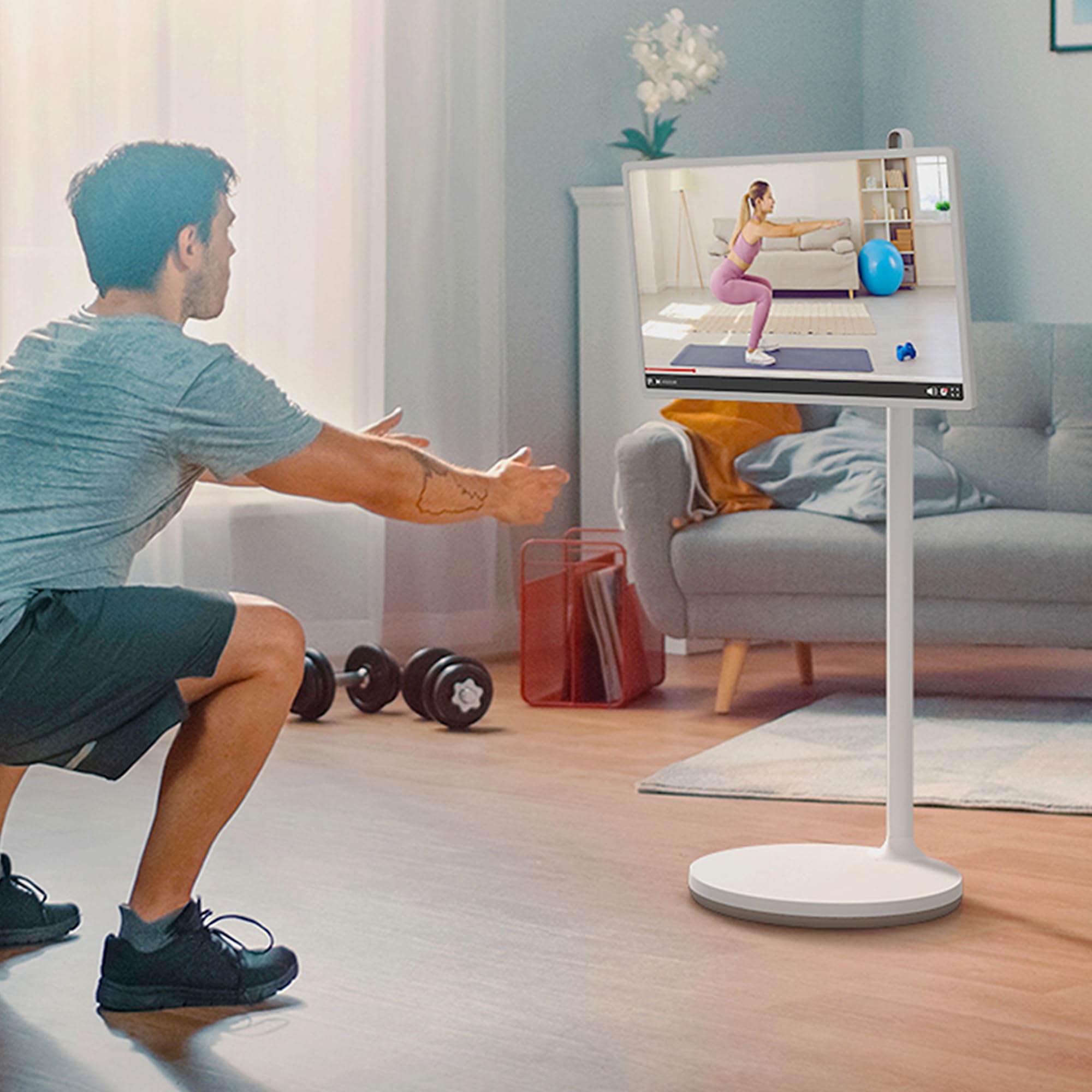 LG Pantalla StanbyME 27" Smart TV con ThinQ AI 27ART10AKPL