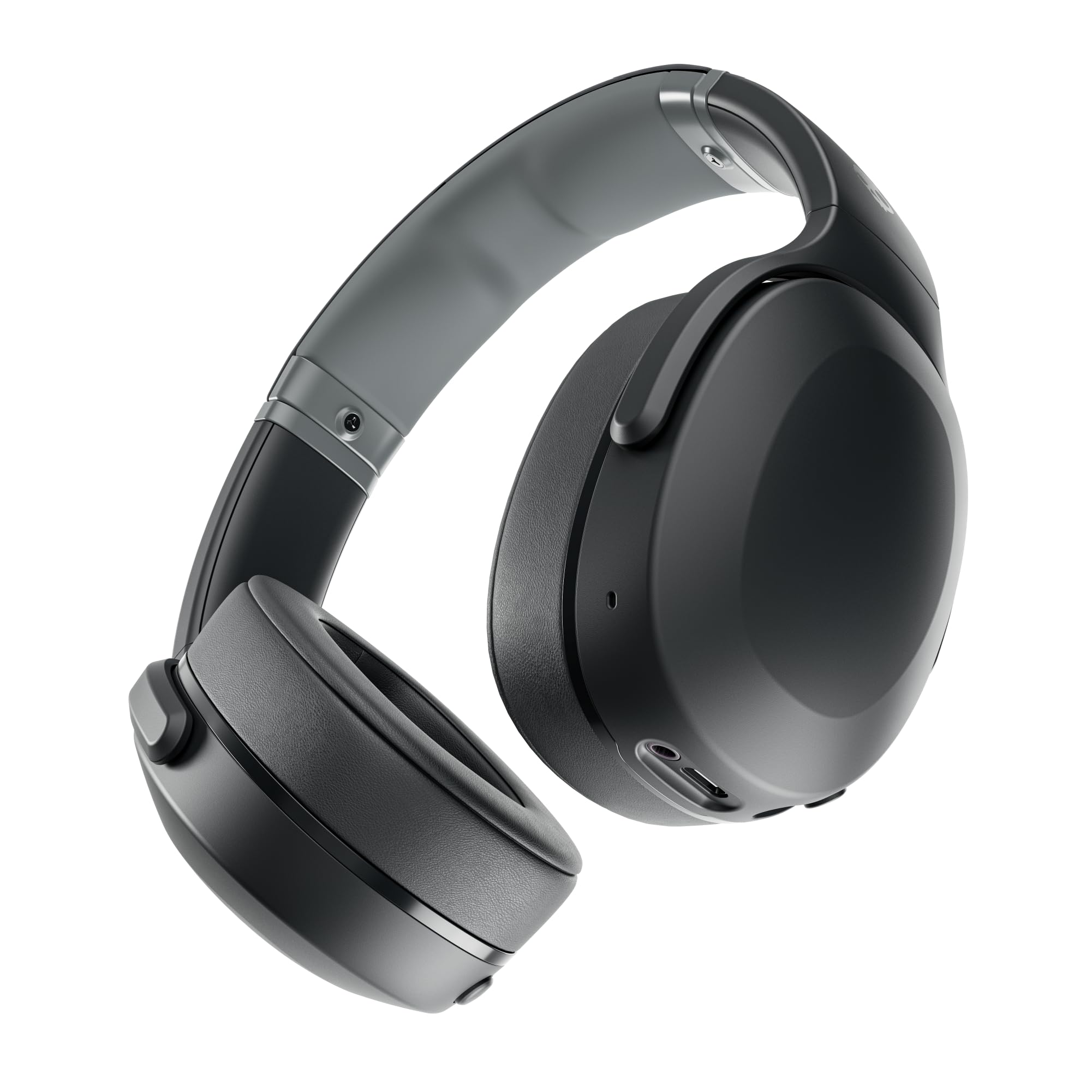 Skullcandy Crusher EVO Cascos Over-Ear Inalámbricos con Sensory Bass, 40 h de Autonomía, Micrófono, Compatibles con iPhone Android y Dispositivos Bluetooth, Negro