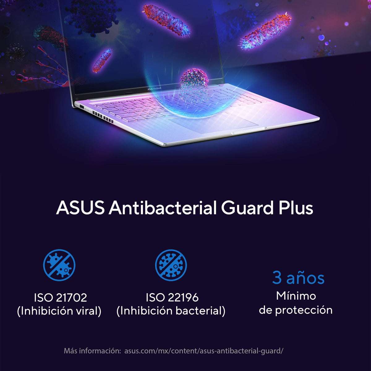ASUS Laptop Vivobook 16/X1605VA-MB359W/Intel Core i7 13va 10 núcleos/16GB RAM/512GB SSD/Windows 11/Plata/Teclado en Español (Garantía y Servicio en México)