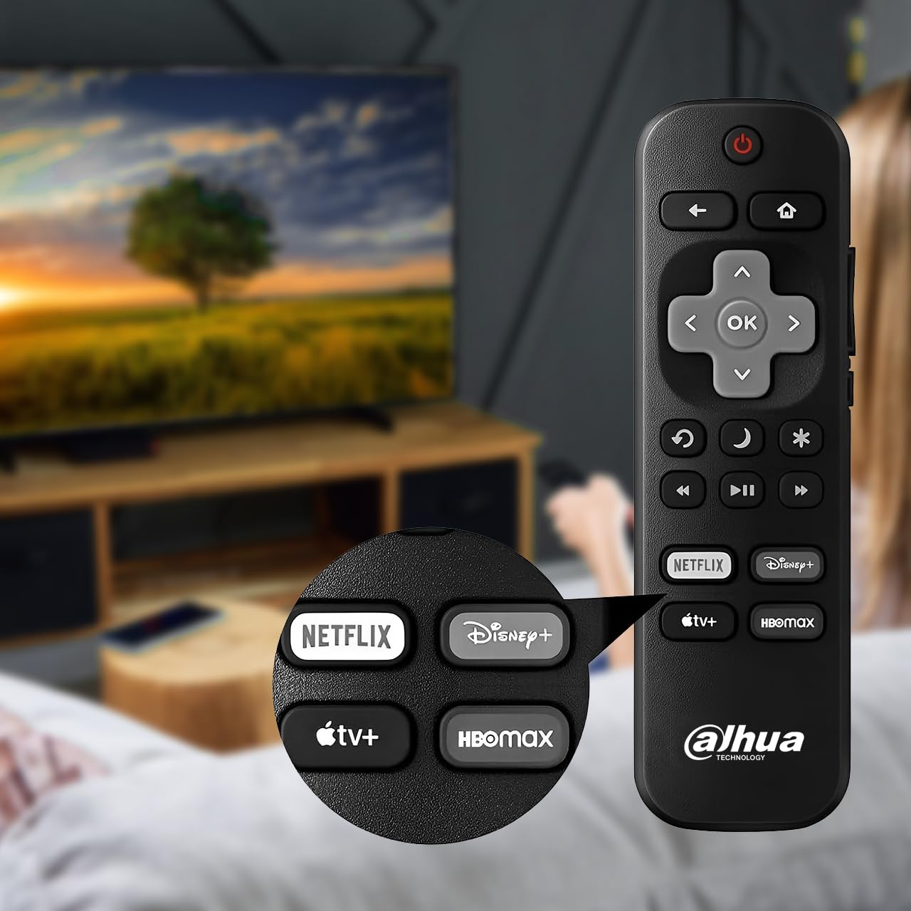 Dahua Smart TV 32” HD Android TV | WiFi | Frameless | Youtube, Netflix y Más | HDMI, USB, Bluetooth | Bajo Consumo Energético | Televisión Inteligente