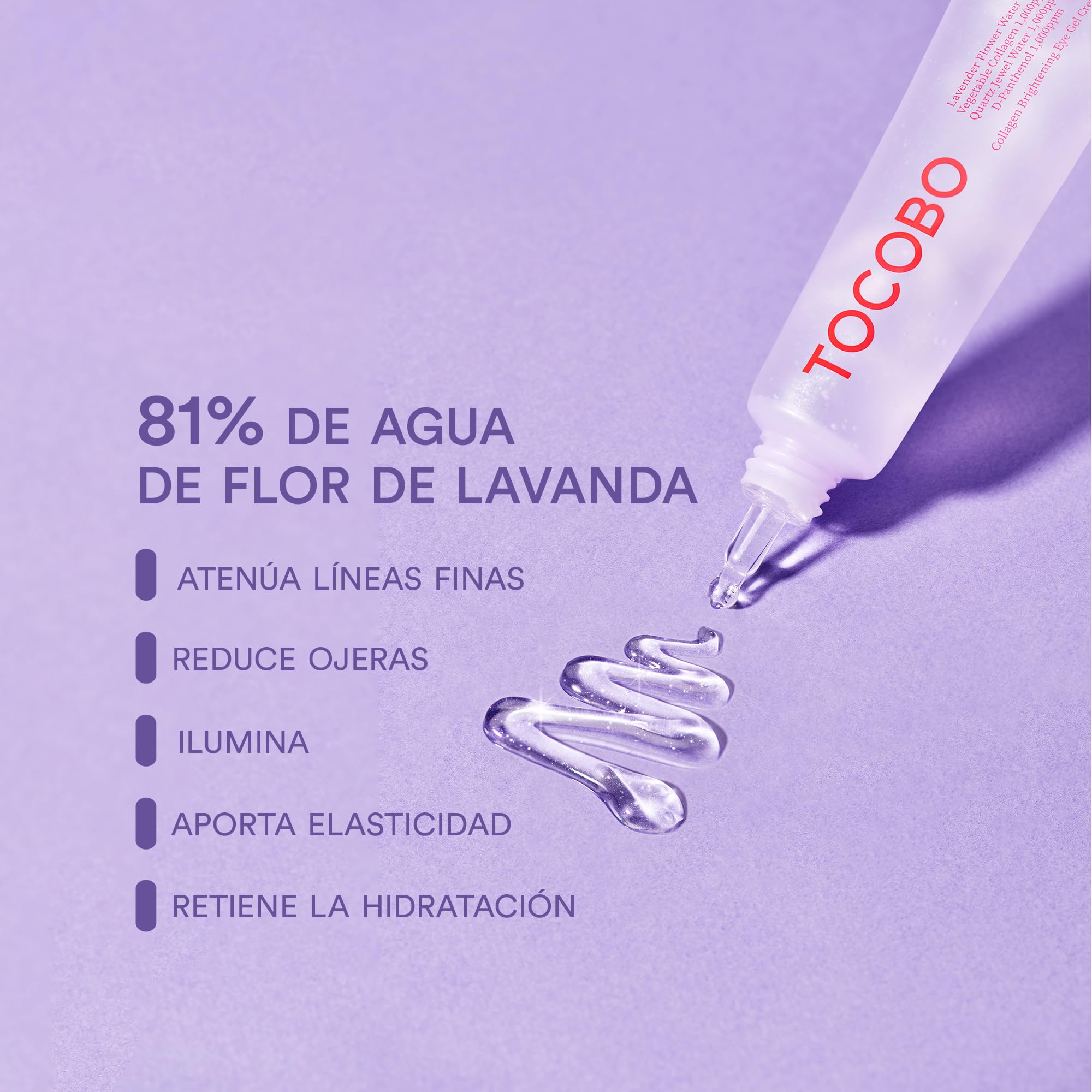 TOCOBO Collagen Brightening Eye Gel Cream 30 ml Gel Crema para Contorno de Ojos Iluminador e Hidratante