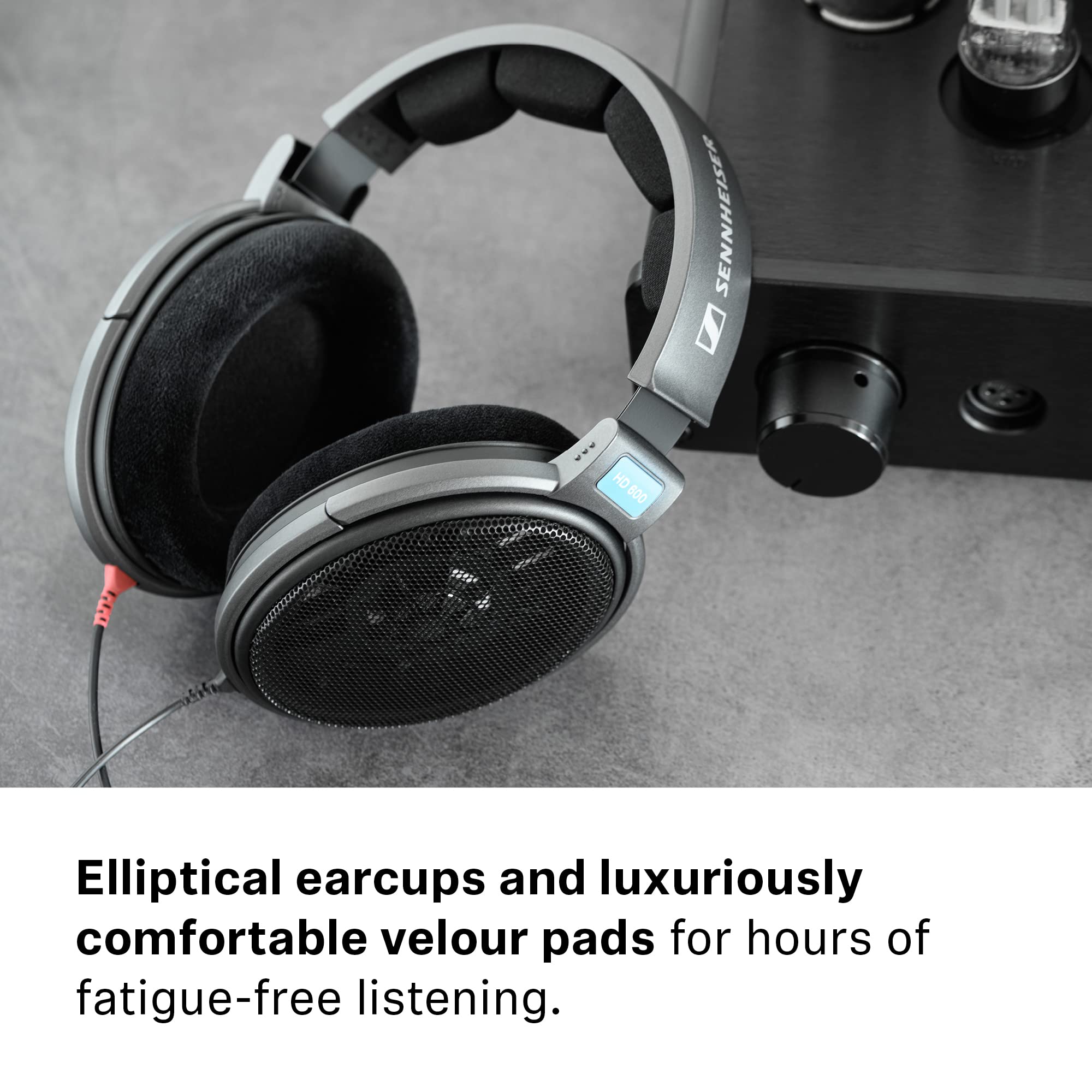 Sennheiser - Auriculares estéreo profesionales HD 600 Open Dynamic Hi-Fi (negros)