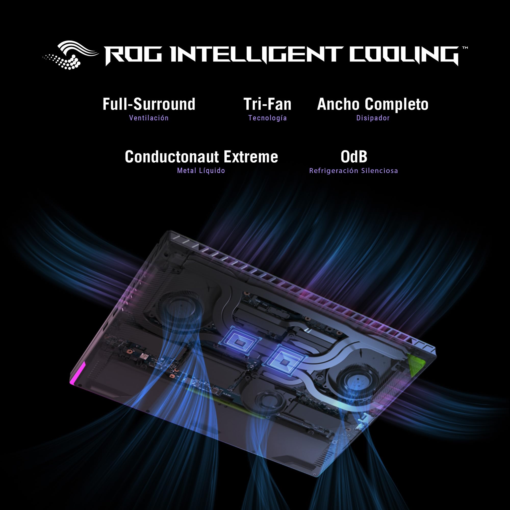 ASUS Laptop Gamer ROG Strix G16/16 QHD+/Intel Core i9-14900HX 24 Núcleos/GeForce RTX 4060/32GB RAM/1TB SSD/Numberpad/Teclado Retroiluminado RGB 4 Zonas(Garantía y Servicio en México)