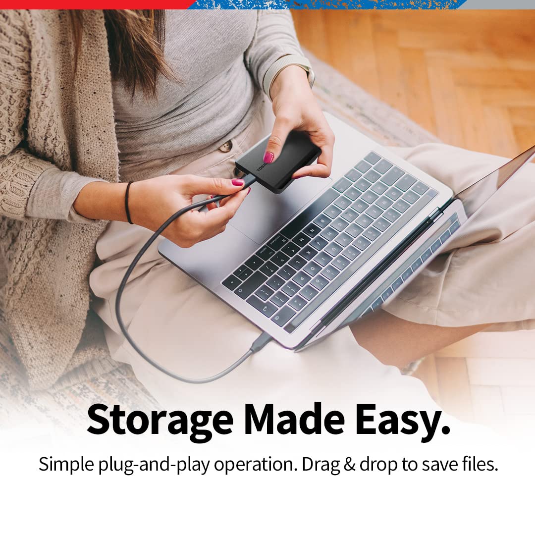 Toshiba Disco Externo 1TB CANVIO Basic Negro 2.5" USB3.0 HDTB510XK3AA