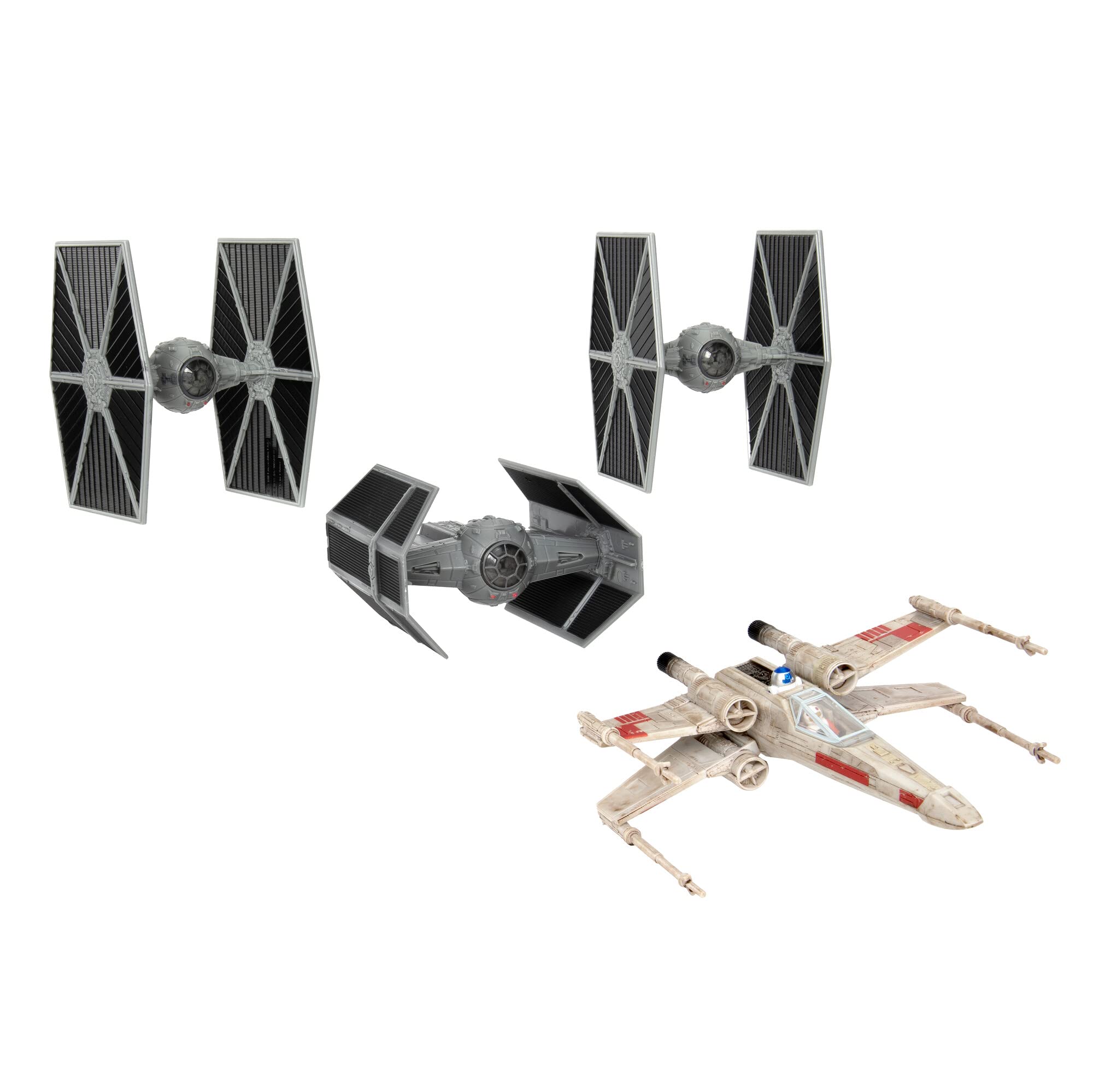 STAR WARS - Paquete de Batalla de trincheras, Cuatro vehículos más Cinco Accesorios de Micro Cifras (Exclusivo de Amazon)