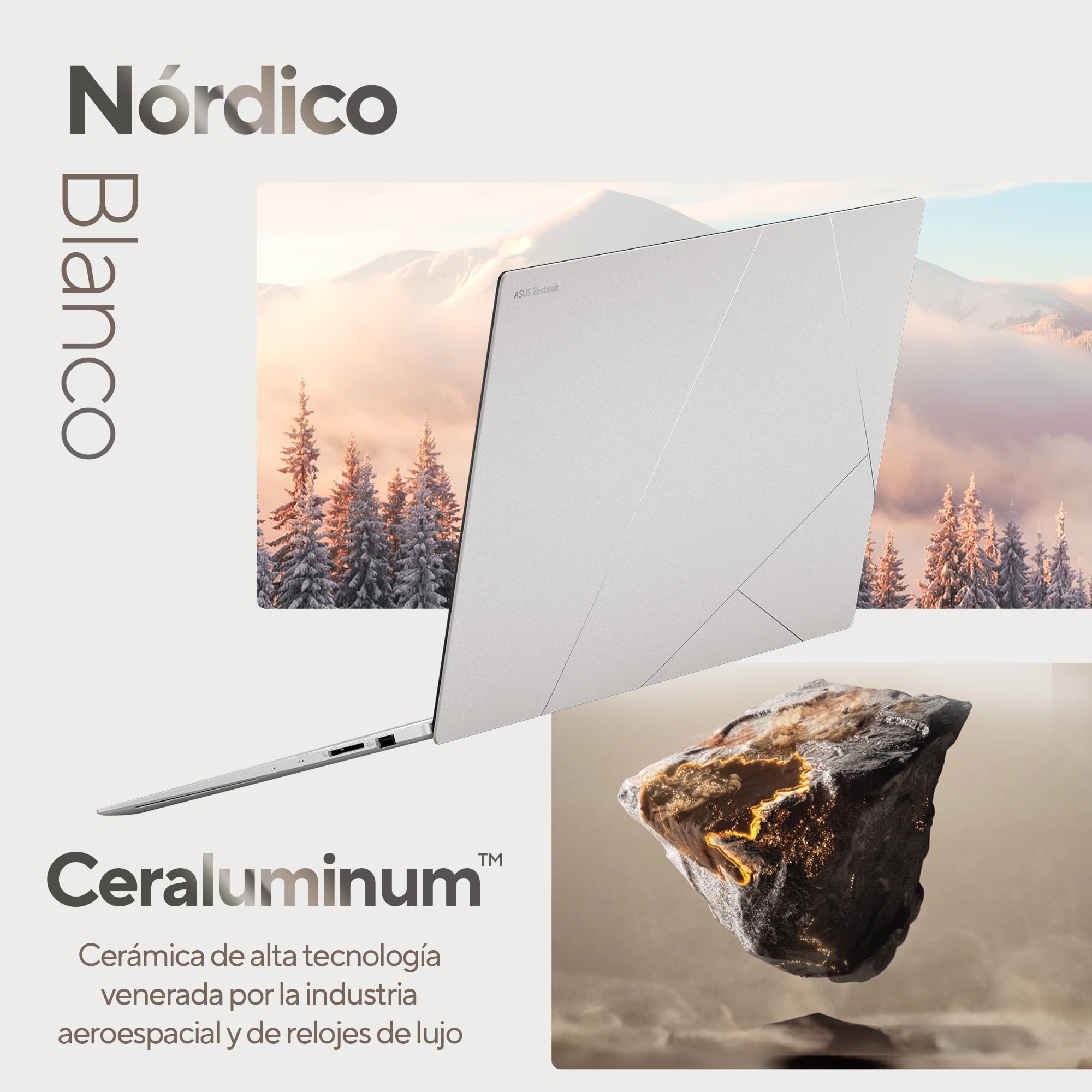 ASUS Zenbook S16 OLED 3k/ AMD Ryzen AI 7 350/50 TOPS/24GB -1TB SSD/AMD Radeon Graphics/Carga rapida USB-C/Teclado en español + Funda (Garantia y Servicio con la Marca en Mexico)