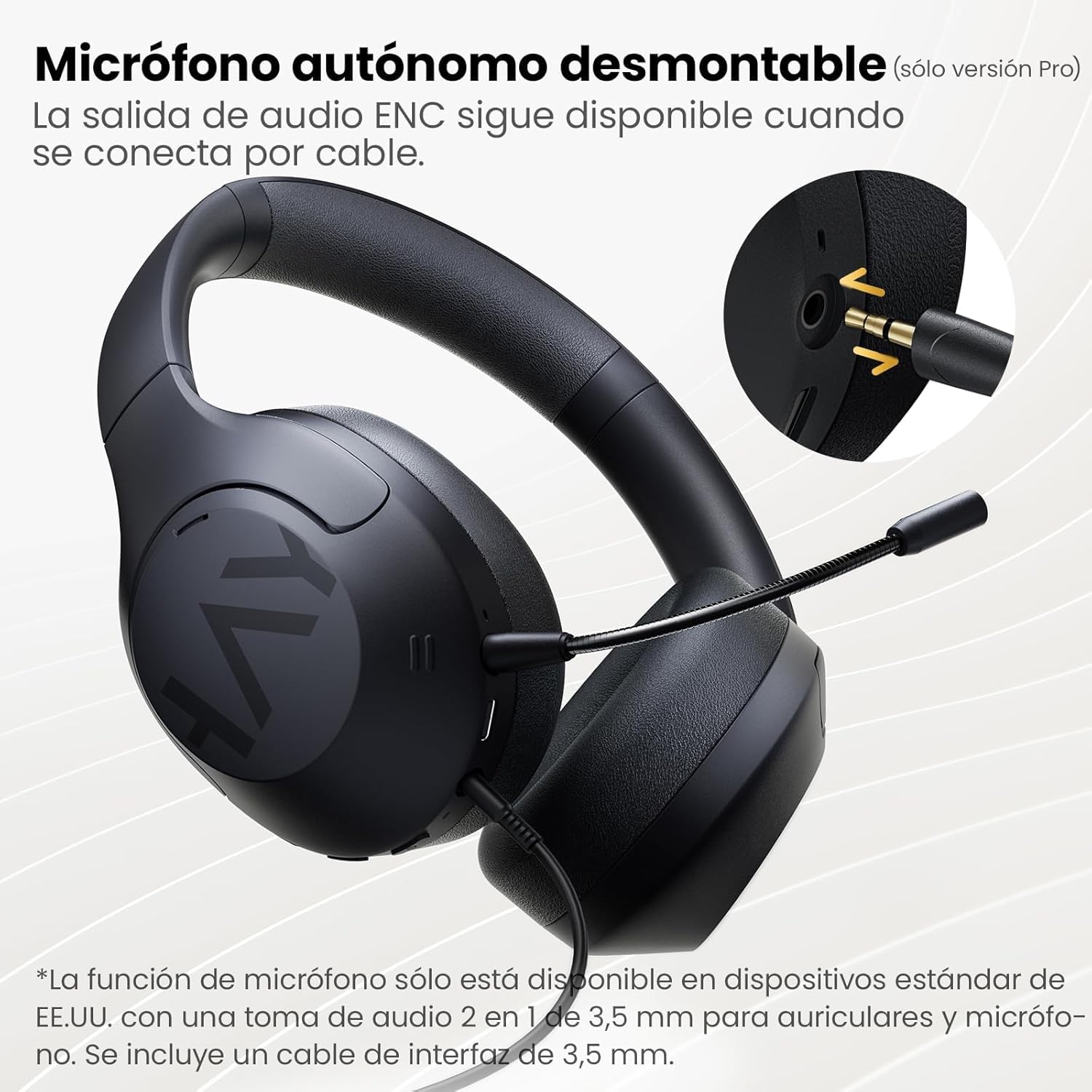 HAYLOU S30 Pro Audífonos Inalámbricos ANC, Bluetooth 5.4, 80H Batería