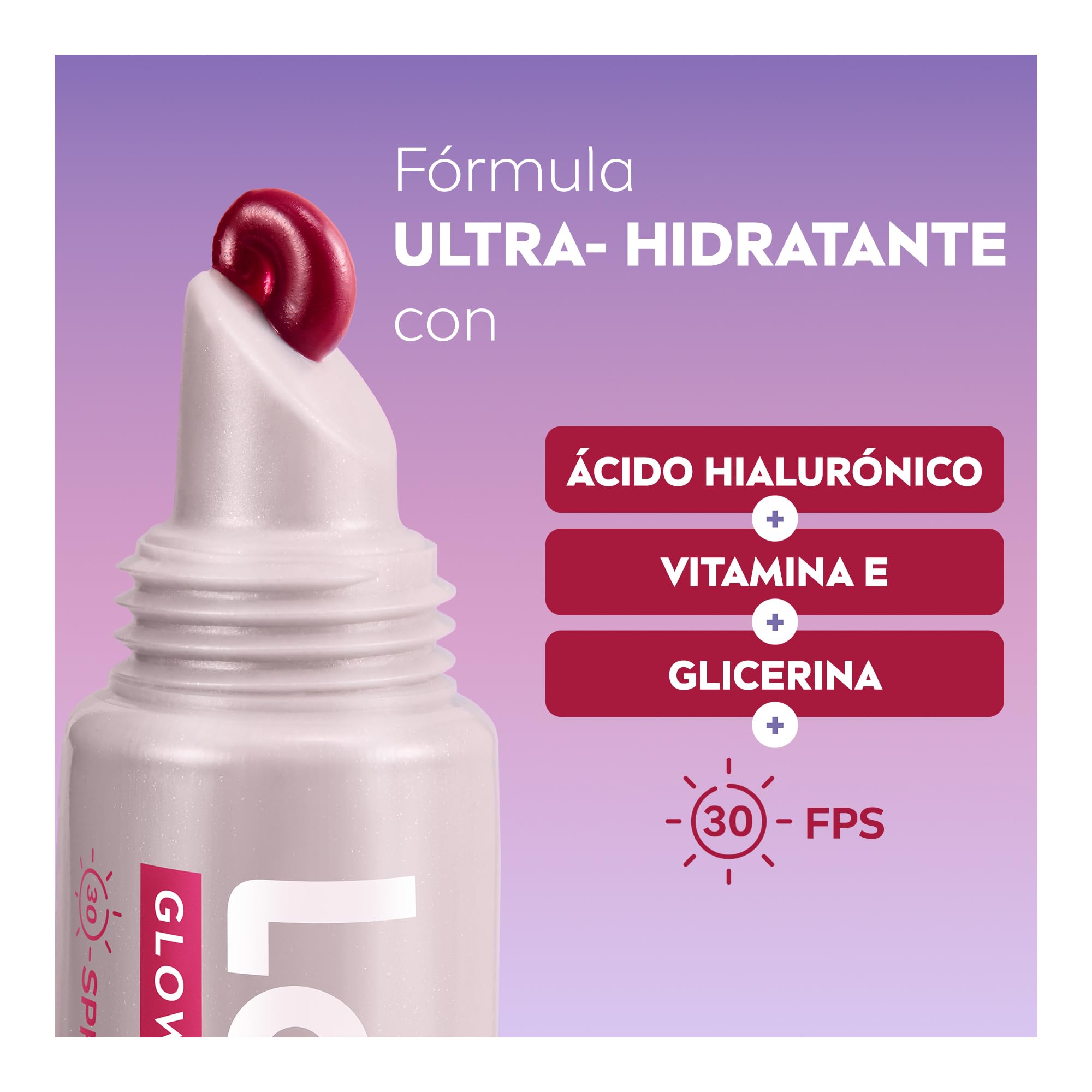 LABELLO Bálsamo Labial Glowy Lips Berry + FPS 30