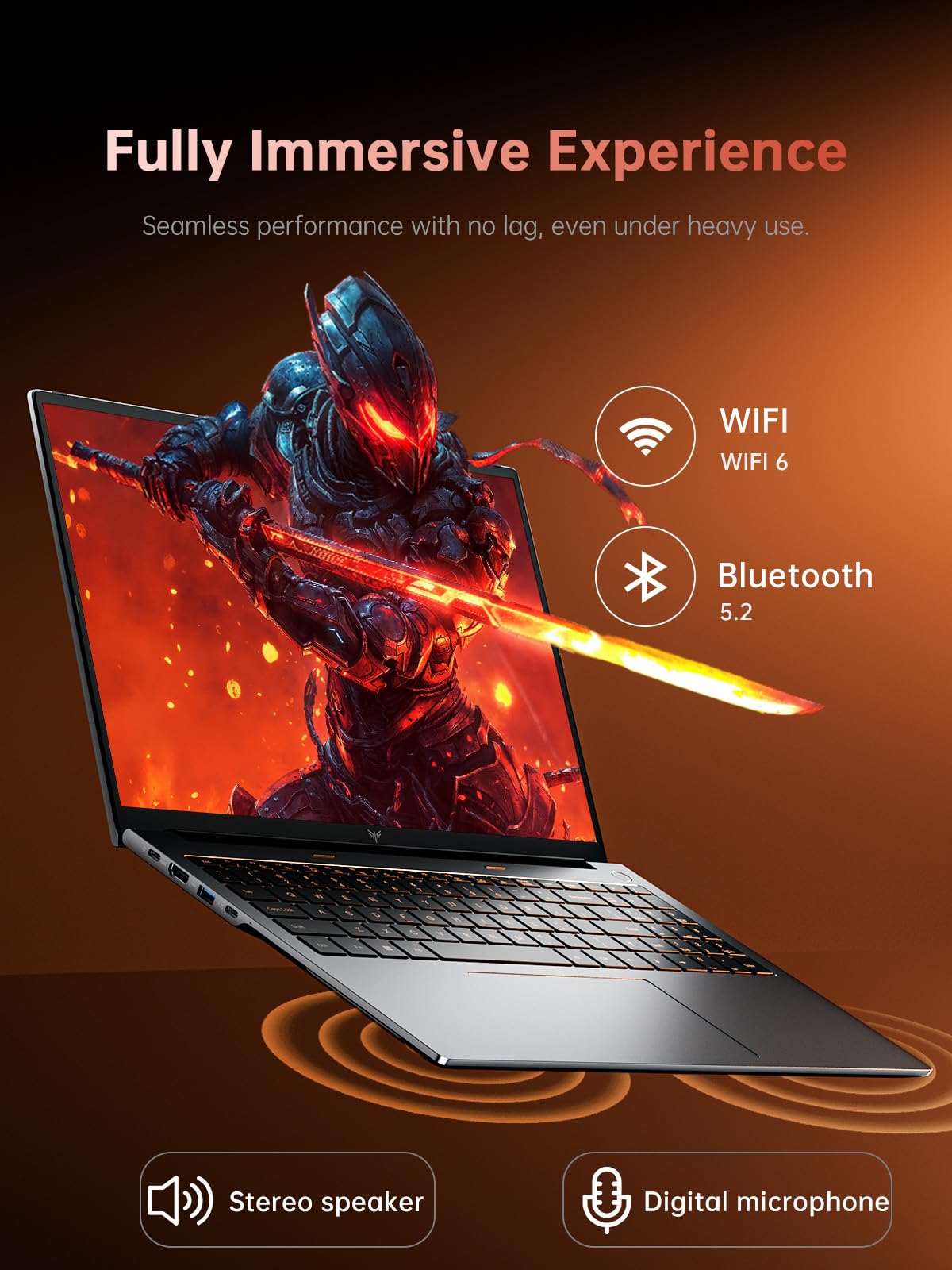 ACEMAGIC Laptop Gamer 16 Pulgadas | Procesador AMD Ryzen 7 H255 Gráficos Radeon 780M 16GB DDR5 RAM 512GB SSD NVMe | WiFi 6 | Teclado Retroiluminado| para Juegos y Trabajo Creativo