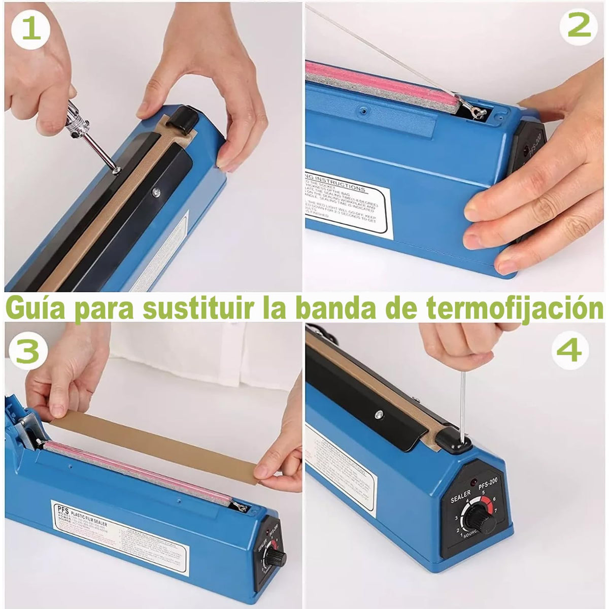 Qzgyoool Sellador de Bolsas, 20CM Sellador de Bolsas Maquina, Máquina de Envasado de Termosellado a Presión Manual para Bolsas de Plástico Almacenamiento Hogar, Sellado, a Prueba de Humedad, etc.