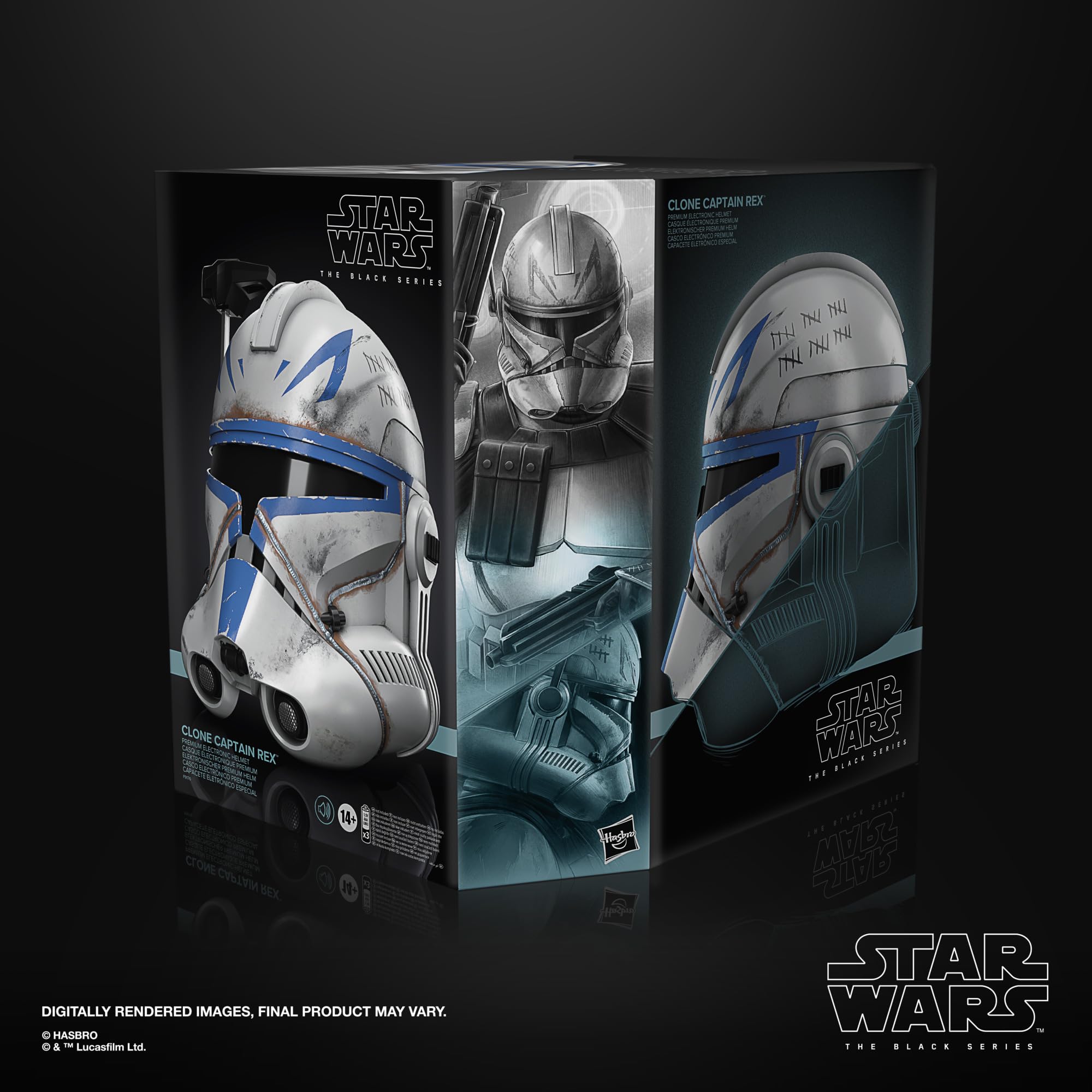 Star Wars Casco Black Series Ahsoka Capitán Clon Rex