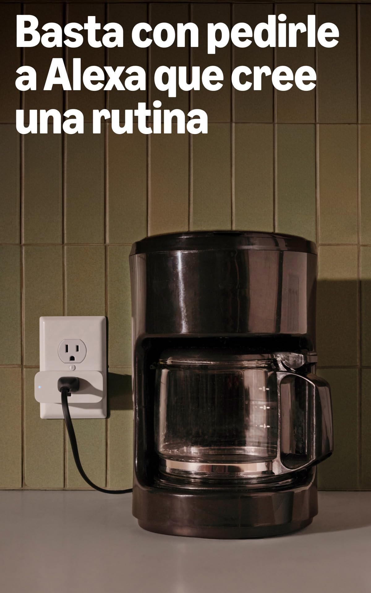 Amazon Enchufe Inteligente, Compatible con Alexa, Configuración fácil y un sinfín de posibilidades
