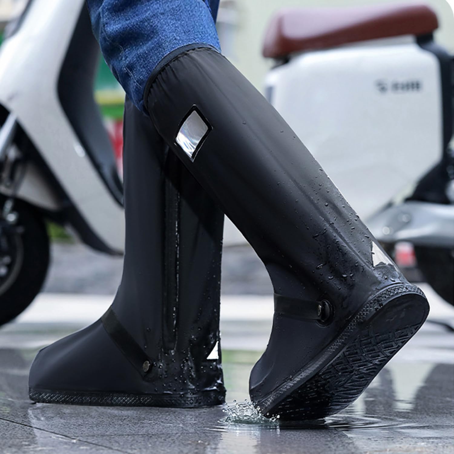 TOPONE Botas para Lluvia, Protector de Zapato Impermeable para Hombre Mujer