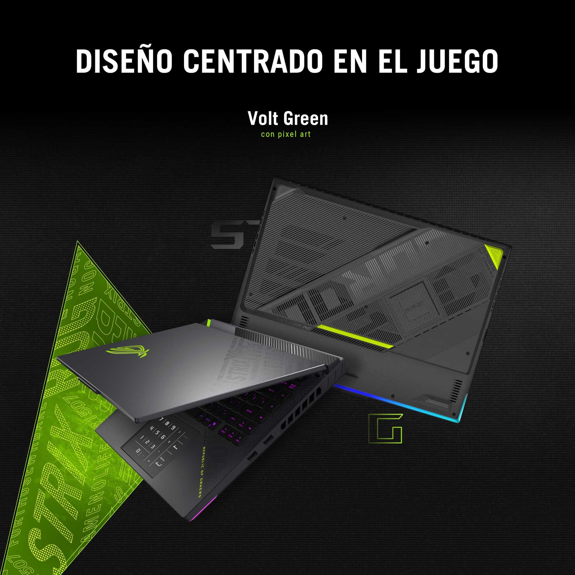 ASUS ROG Strix G16 AMD Ryzen™ 9 8940HX/NVIDIA® GeForce RTX™ 5050/ 16GB/ 512GB SSD/Teclado Retroiluminado de 4 Zonas/Garantia con la Marca en Mexico