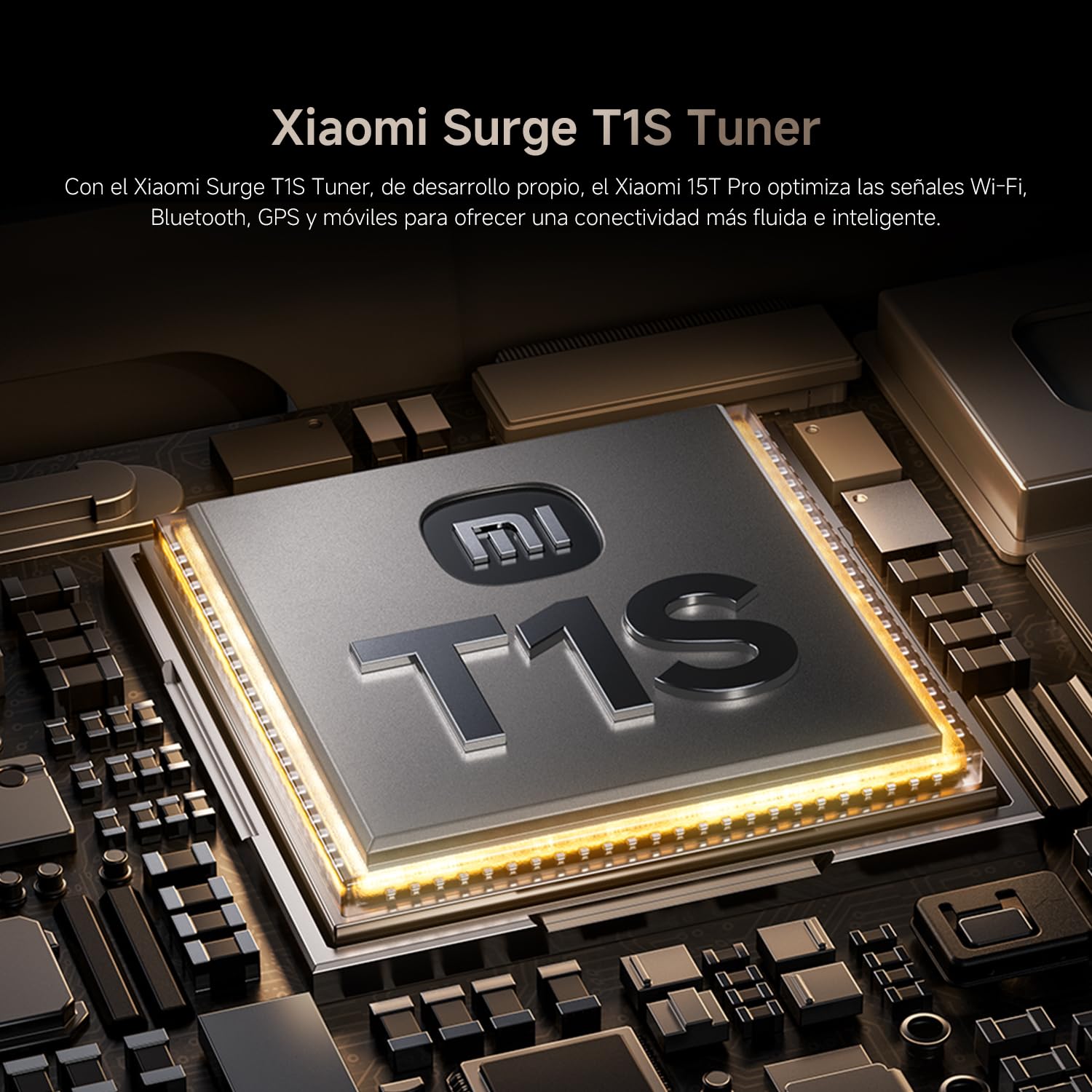XIAOMI 15T Pro Celular 12GB RAM+512GB ROM Dorado Moca Cámara de 50MP