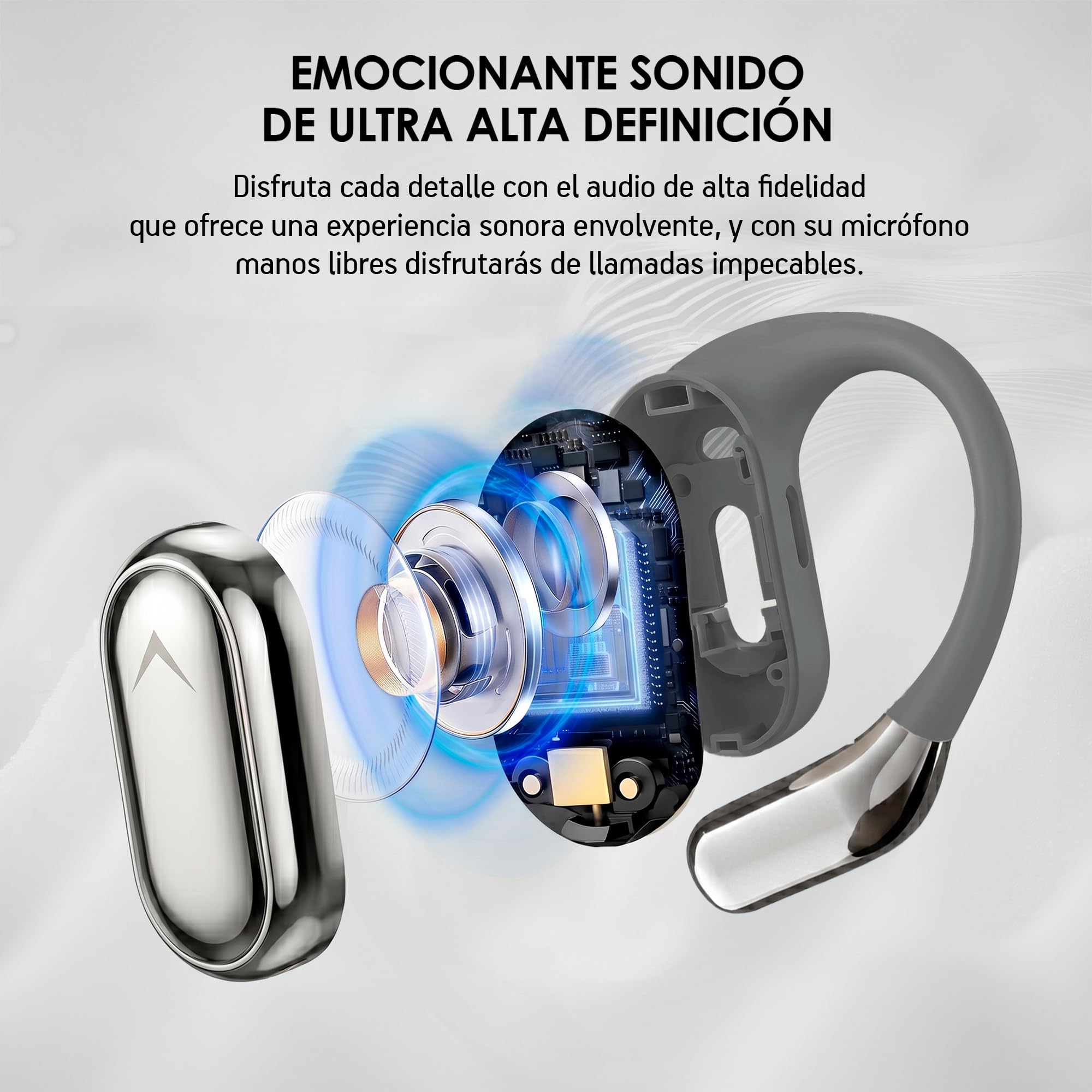 Akane Audífonos Inalámbricos Deportivos Open Ear Bluetooth 5.4 para Correr