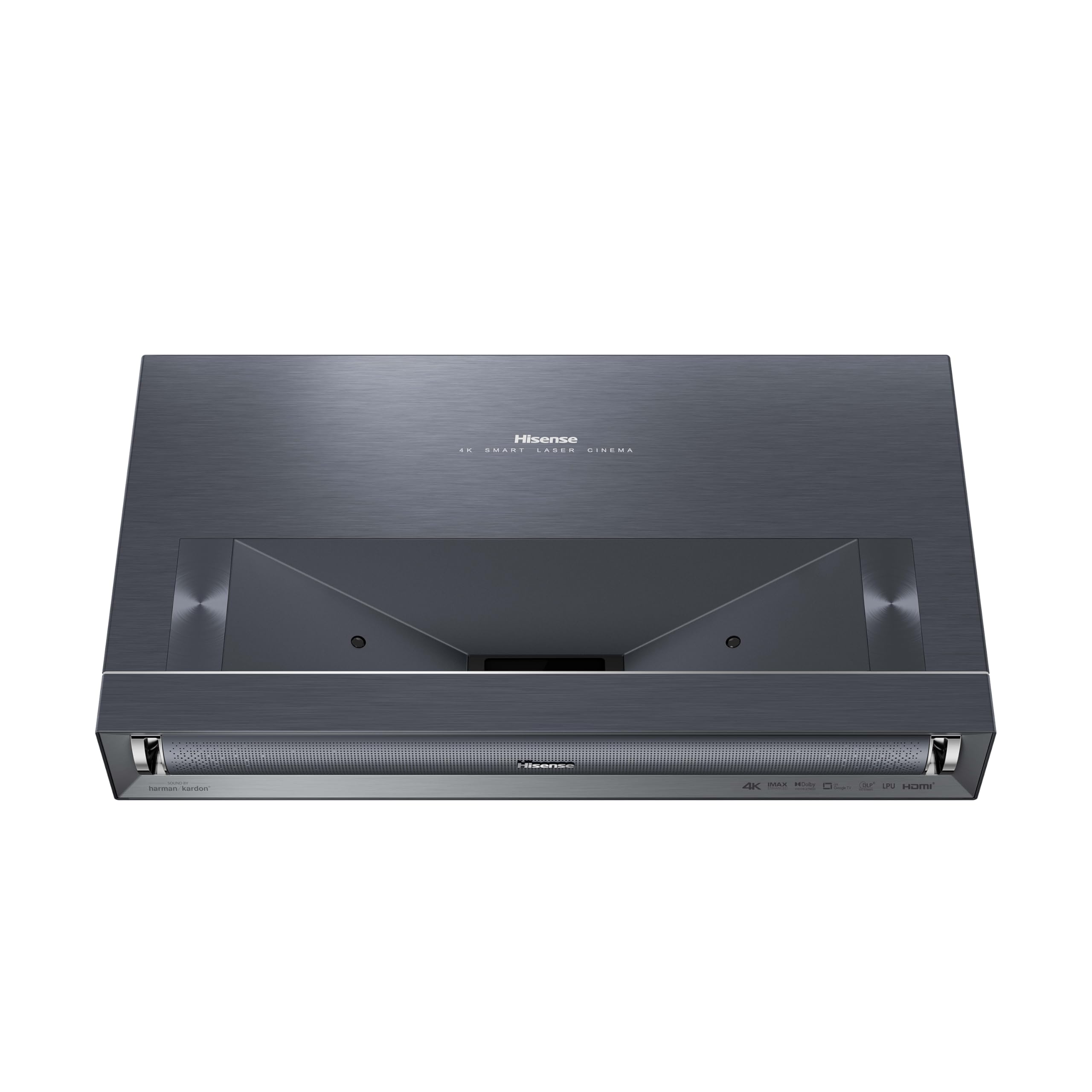 Hisense PX3-PRO Proyector láser triChroma de 80 a 150 pulgadas, proyector láser 4K UHD de cine en casa, proyector Google TV, 3000 lúmenes, HSR240, 3D Ready, IMAX mejorado, Alexa incorporado y diseñado